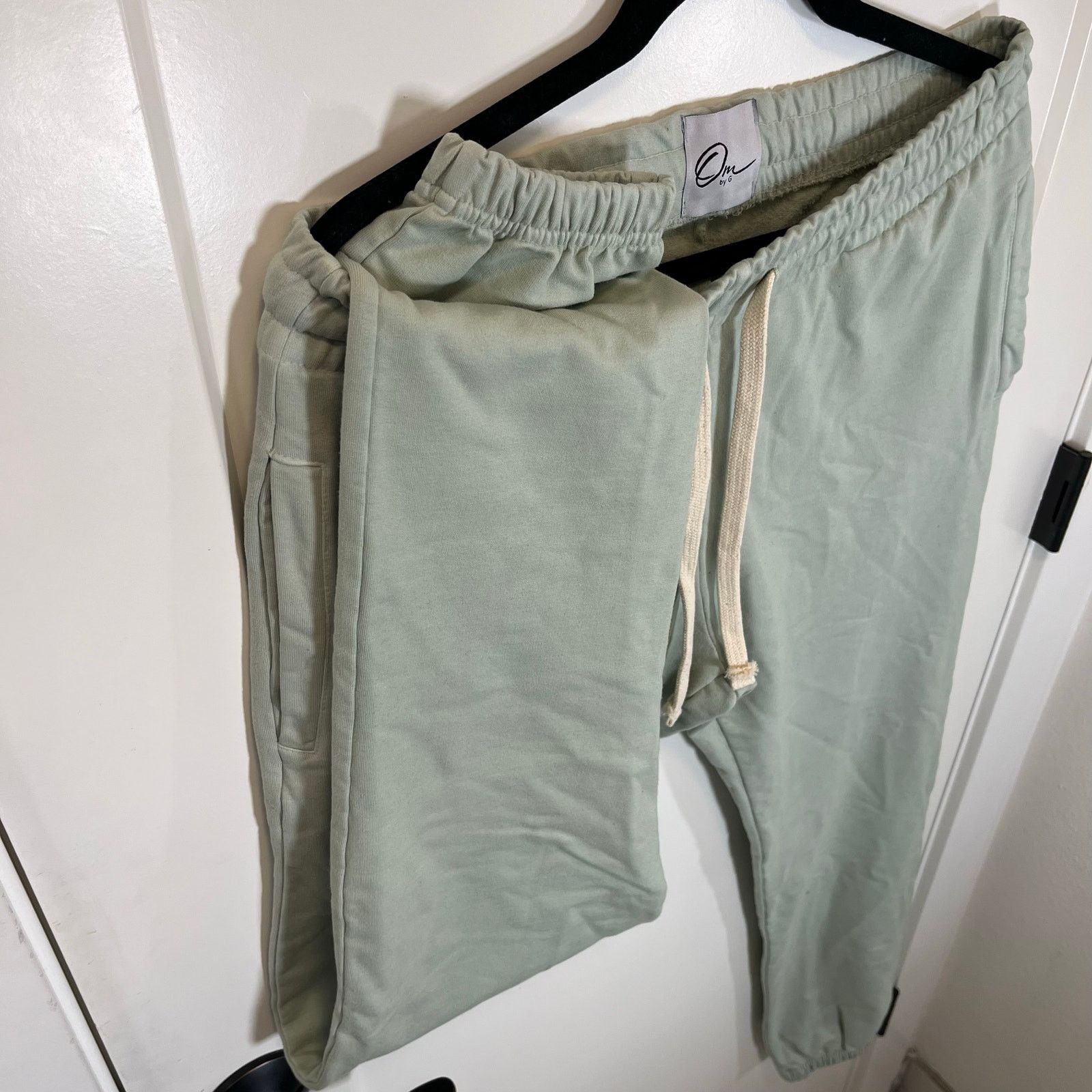Other •NEW• OM By G: Georgina Rodriguez Joggers in Sage • XXL Size US 38 / EU 54 - 3 Thumbnail