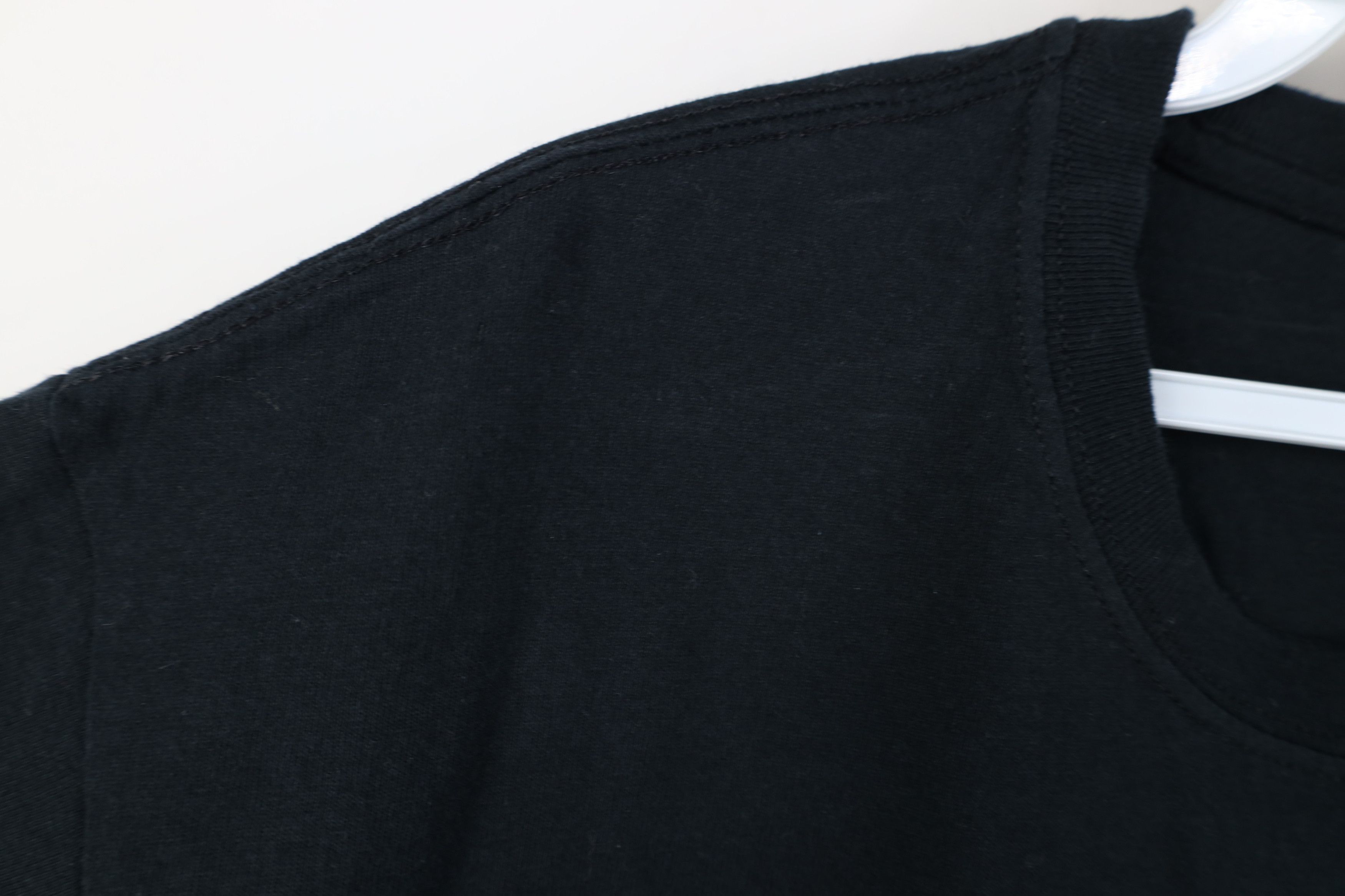 Vintage Vintage 90s Y2K Streetwear Faded Blank Cotton T-Shirt Black Size US M / EU 48-50 / 2 - 6 Thumbnail