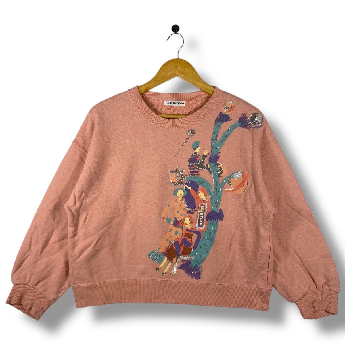 Tsumori Chisato By Issey Miyake TSUMORI CHISATO Abstract Graphic Sweatshirt Size XS / US 0-2 / IT 36-38 - 1 Thumbnail