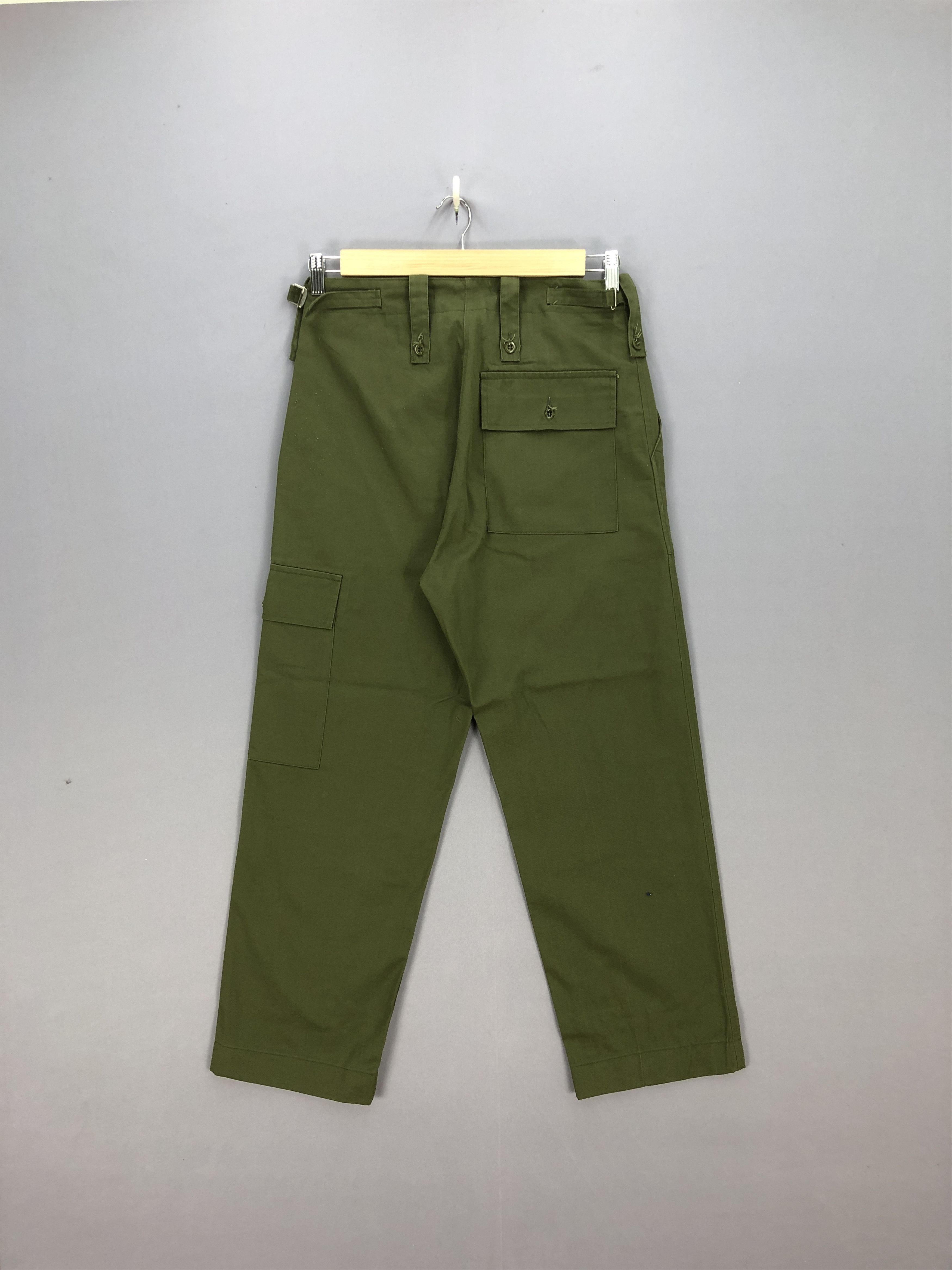 Army Of Me Vintage 50's British Military Combat Trousers Cargo Pants Size US 32 / EU 48 - 2 Thumbnail