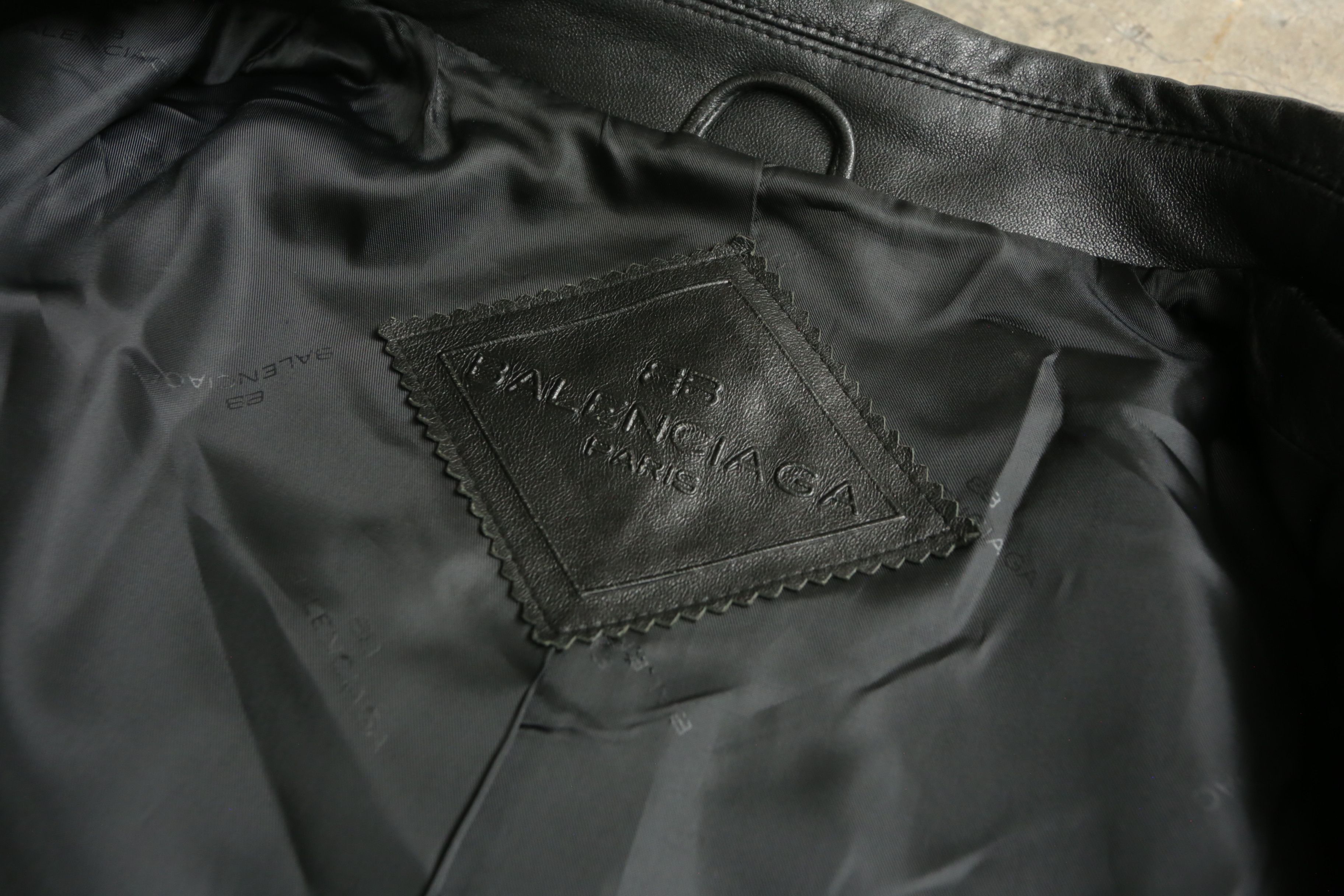 Balenciaga Balenciaga - Vintage - Zip-Up Leather Jacket Size US M / EU 48-50 / 2 - 9 Thumbnail