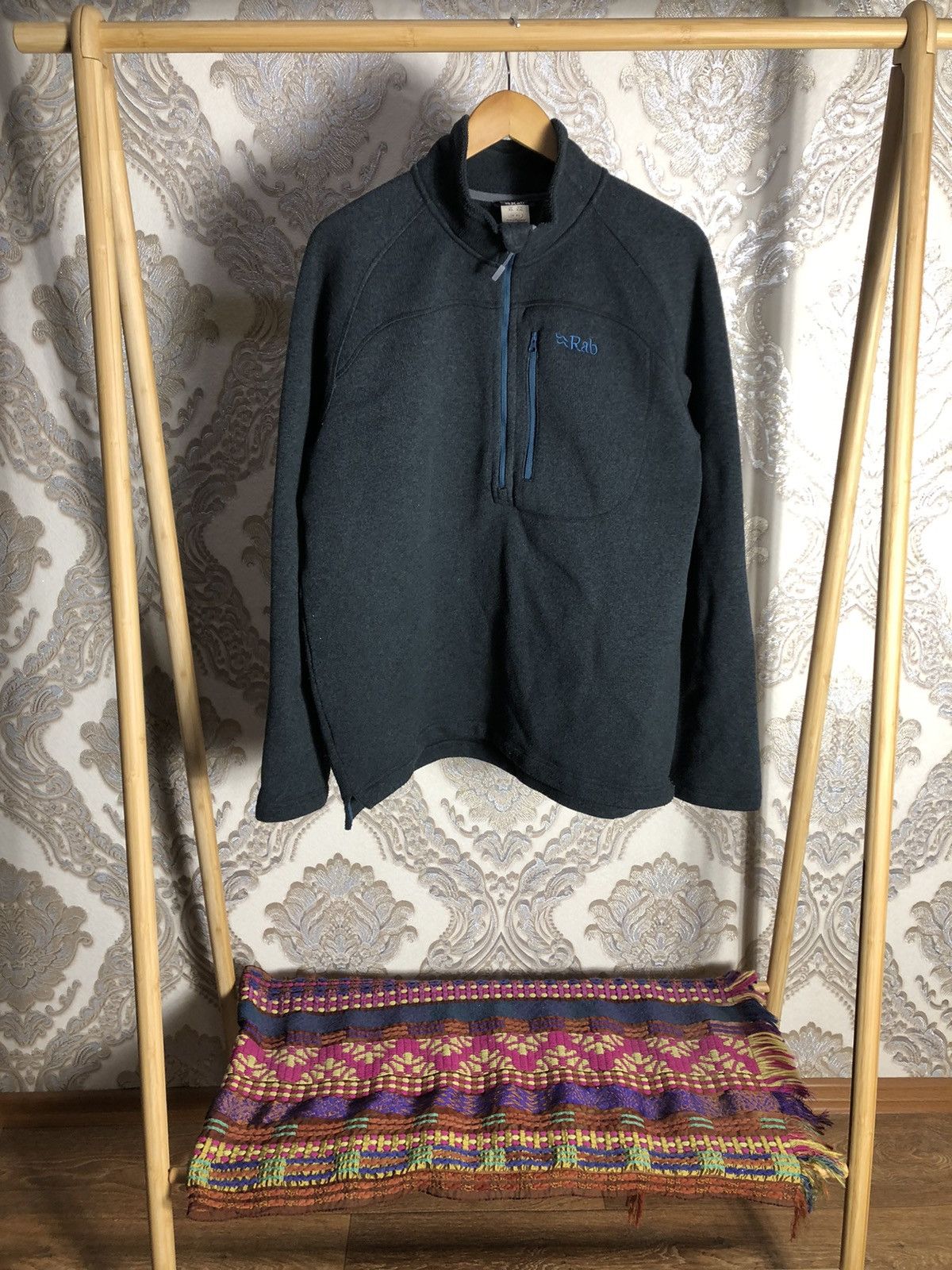 VERY RARE RAB 1/3 ZIP SWEATER FLEECE OUTDOOR GORPCORE Y2K