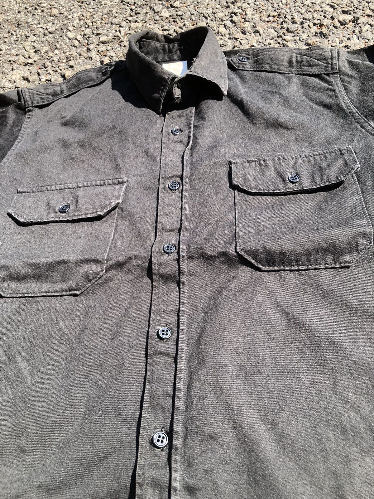 Vintage U.S. Quartermaster (Q.M.) Depot. Shirt Size US L / EU 52-54 / 3 - 4 Thumbnail