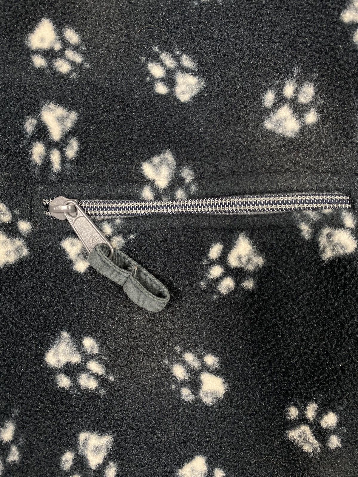 Jack Wolfskin Vintage Jack Wolfskin Polarsystem Paw Prints Fleece Jacket Size US M / EU 48-50 / 2 - 6 Thumbnail