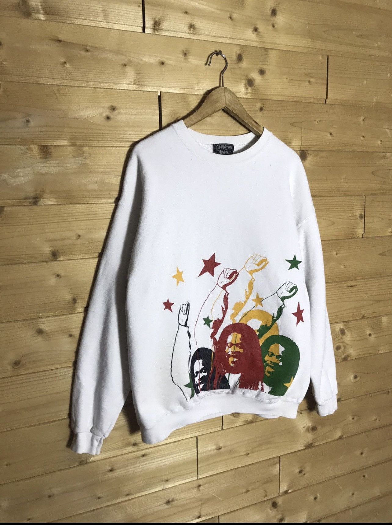 Milkcrate Athletics Rare Vintage Milkcrate Athletic NYC Rasta sweatshirt Size US L / EU 52-54 / 3 - 4 Thumbnail