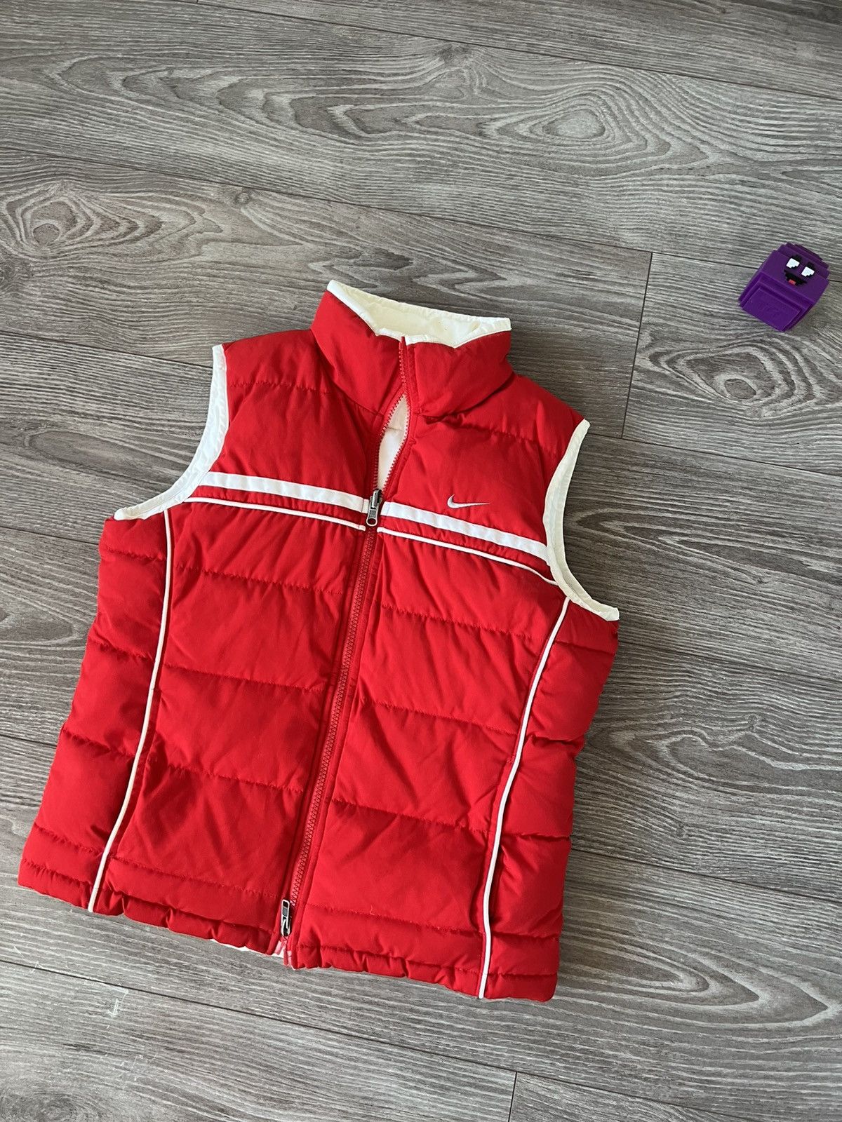 Vintage ‼️Vintage Embroidered Swoosh Logo Insulated Reversible Vest‼️ Size S / US 4 / IT 40 - 7 Thumbnail