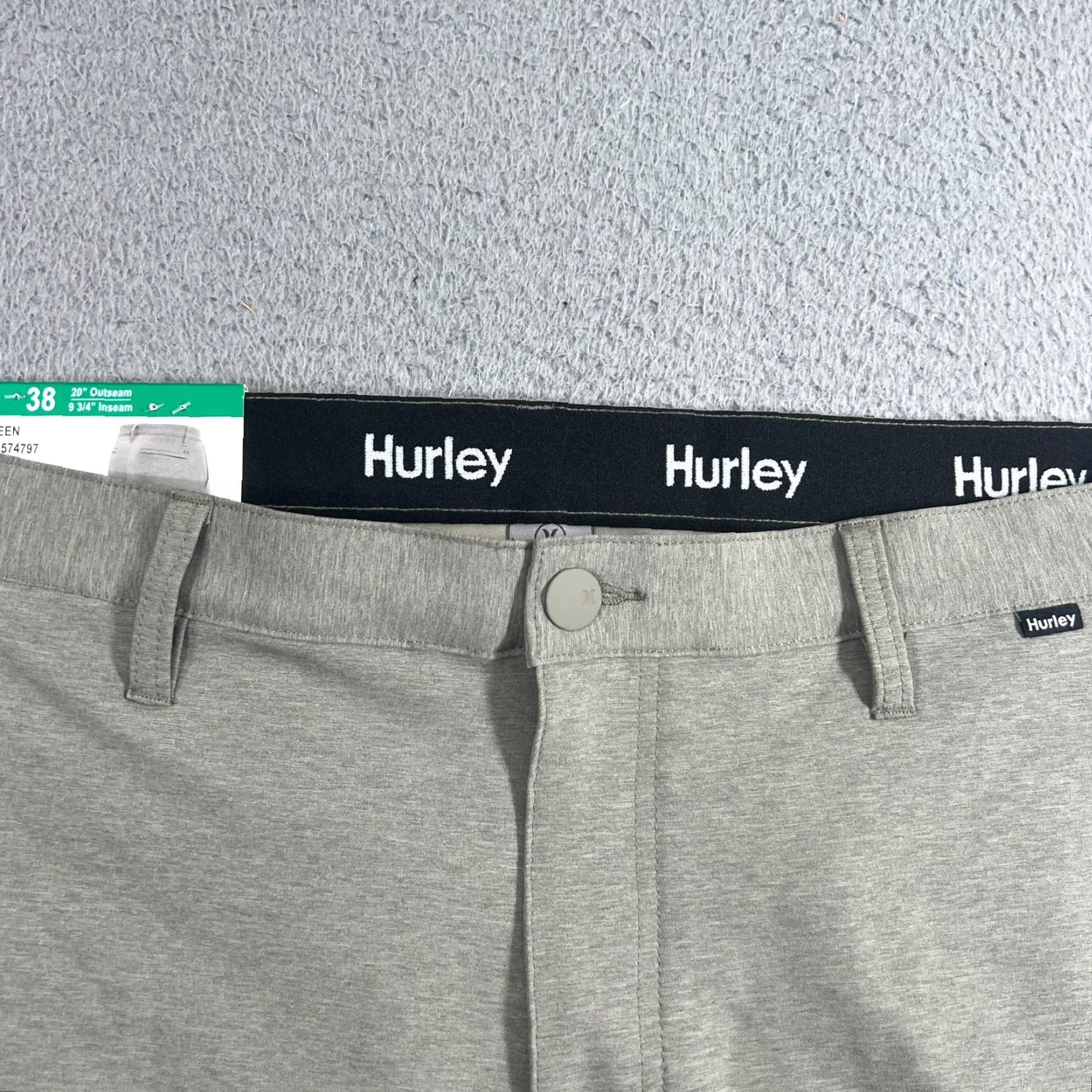 Hurley Hurley Men's Shorts Hybrid Walkshort Golf Size 38 Green Color Size US 38 / EU 54 - 2 Thumbnail