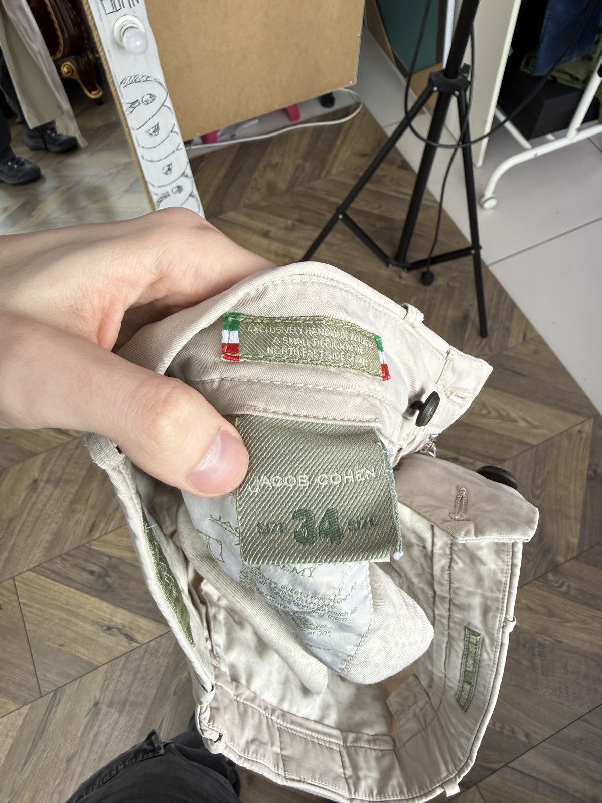 Jacob Cohen Vintage Jacob Cohen Academy Bobby Men’s Chino Pants Trousers Size US 34 / EU 50 - 13 Thumbnail