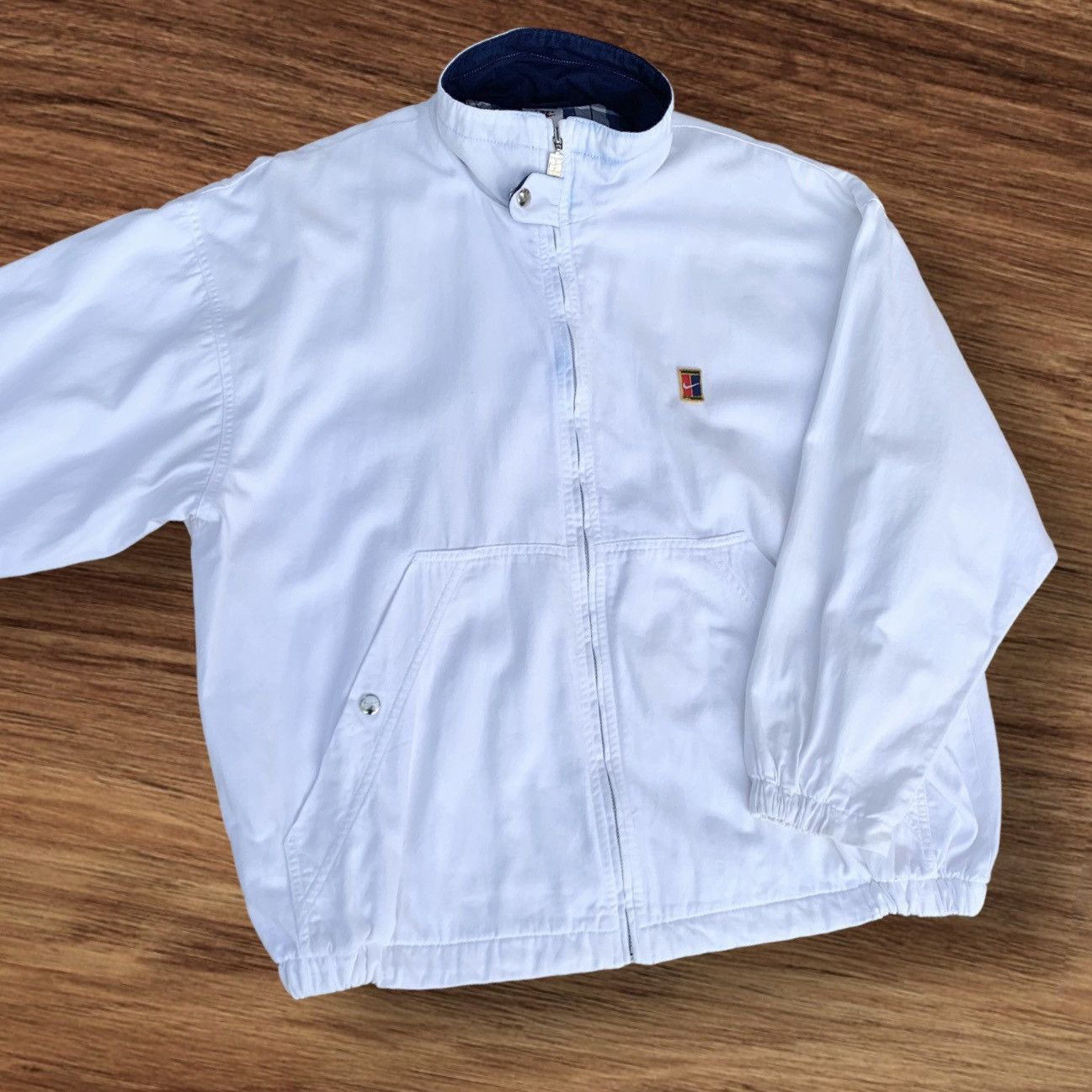 Nike Vintage 1990s Nike Court Zipper Jacket Size US M / EU 48-50 / 2 - 3 Thumbnail