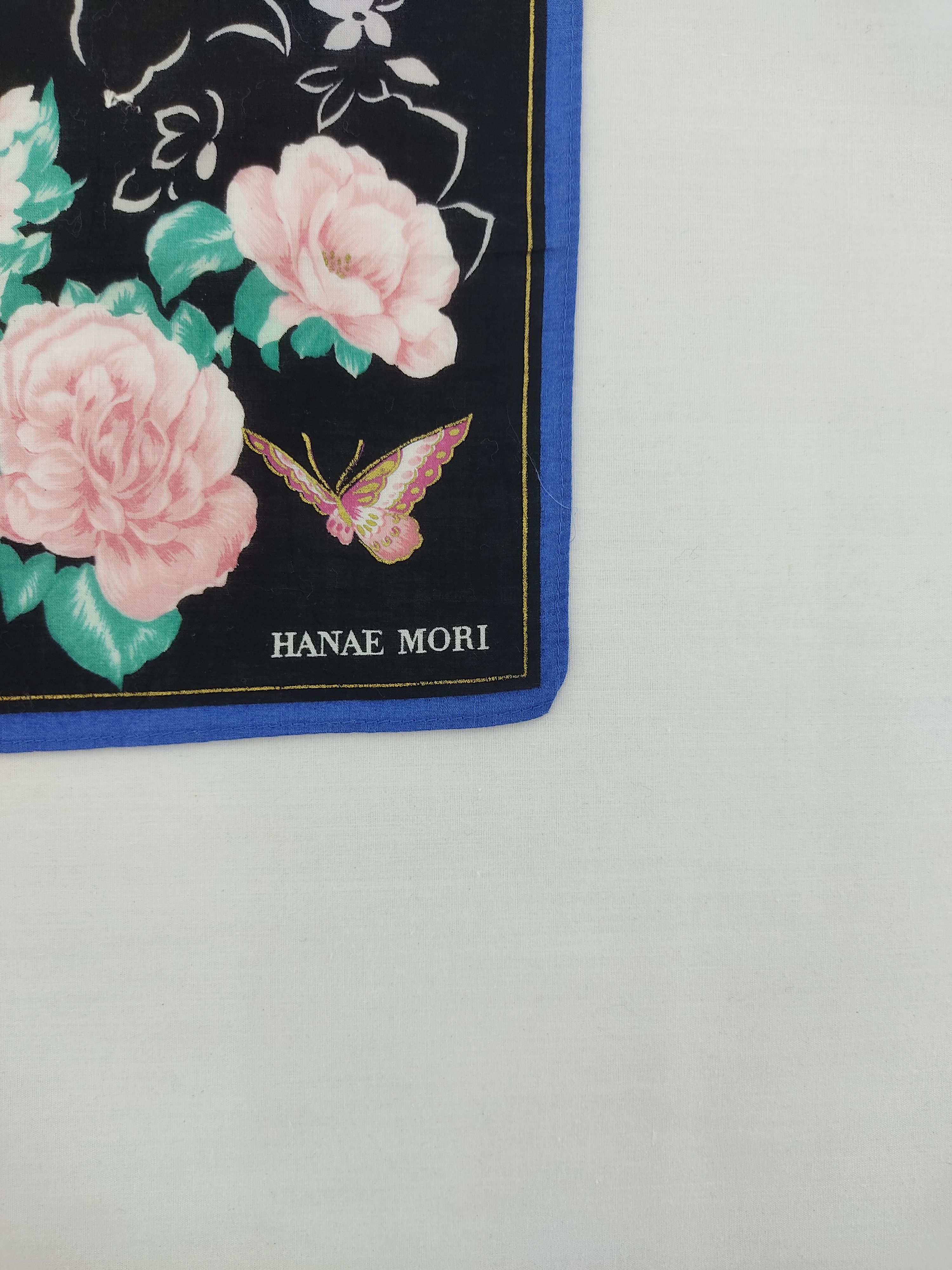 Hanae Mori Vintage Hanae Mori Handkerchief Neckerchief Bandana H086M Size ONE SIZE - 3 Thumbnail