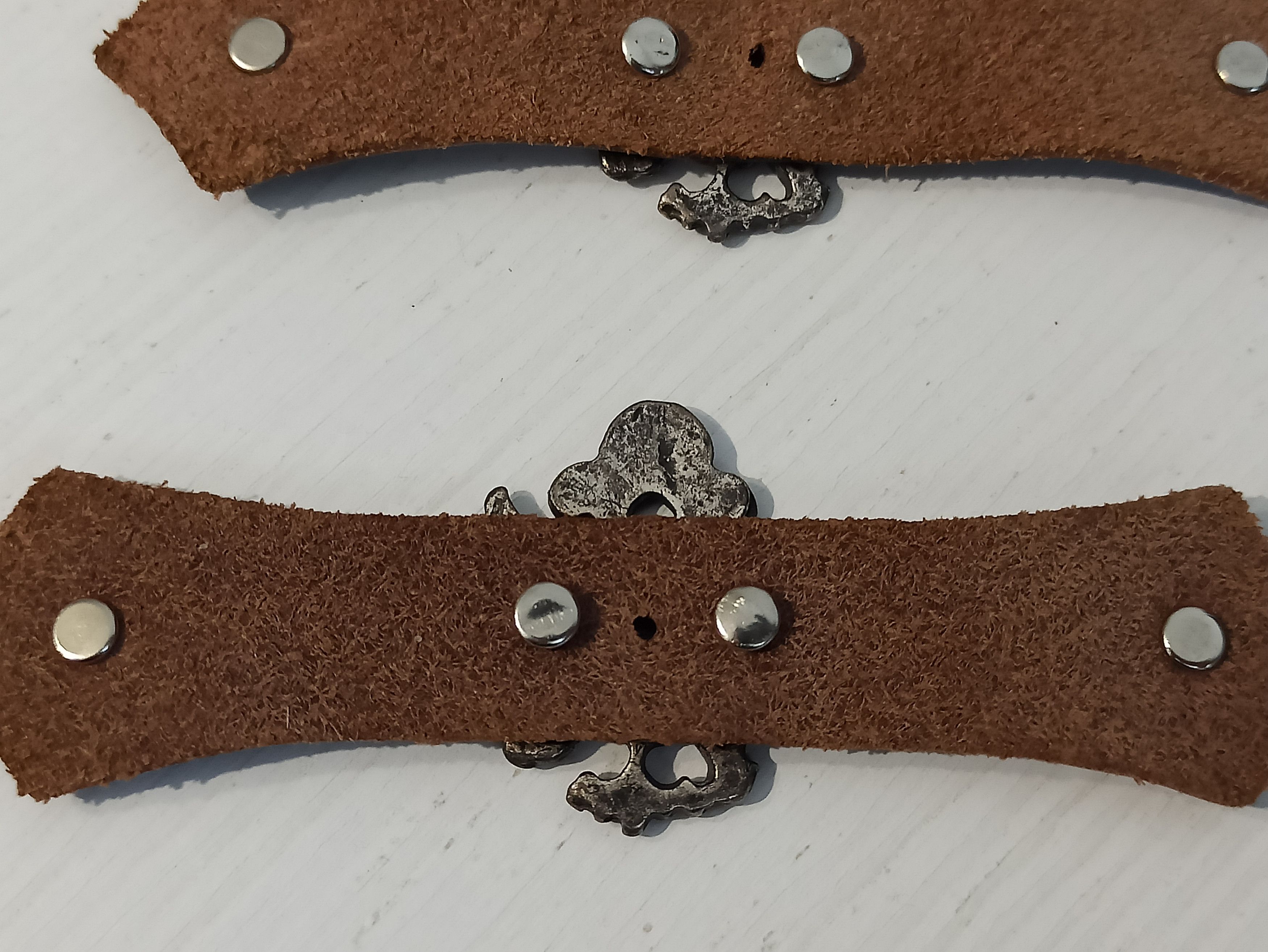 Other Austro Hungarian Leather Overlay Imperial Eagle Edelweiss Size ONE SIZE - 5 Thumbnail