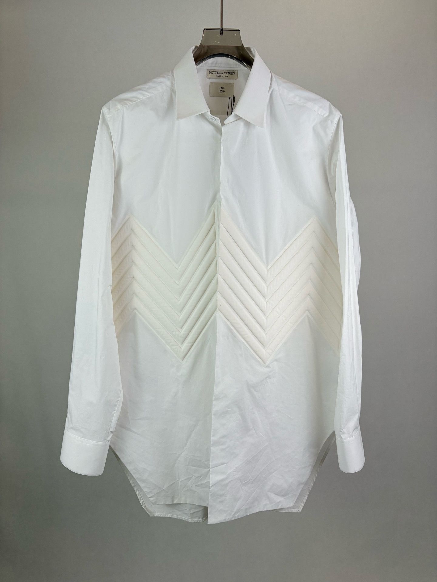 Bottega Veneta Bottega Veneta Chevron Quilted Shirt Size L Size US XS / EU 42 / 0 - 1 Thumbnail