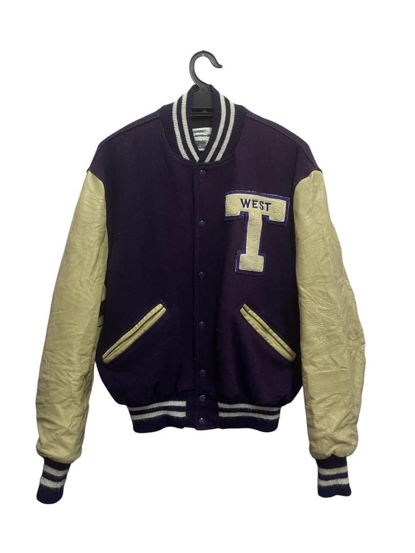Delong Vintage DeLong West T Varsity Jacket Size US M / EU 48-50 / 2 - 1 Thumbnail
