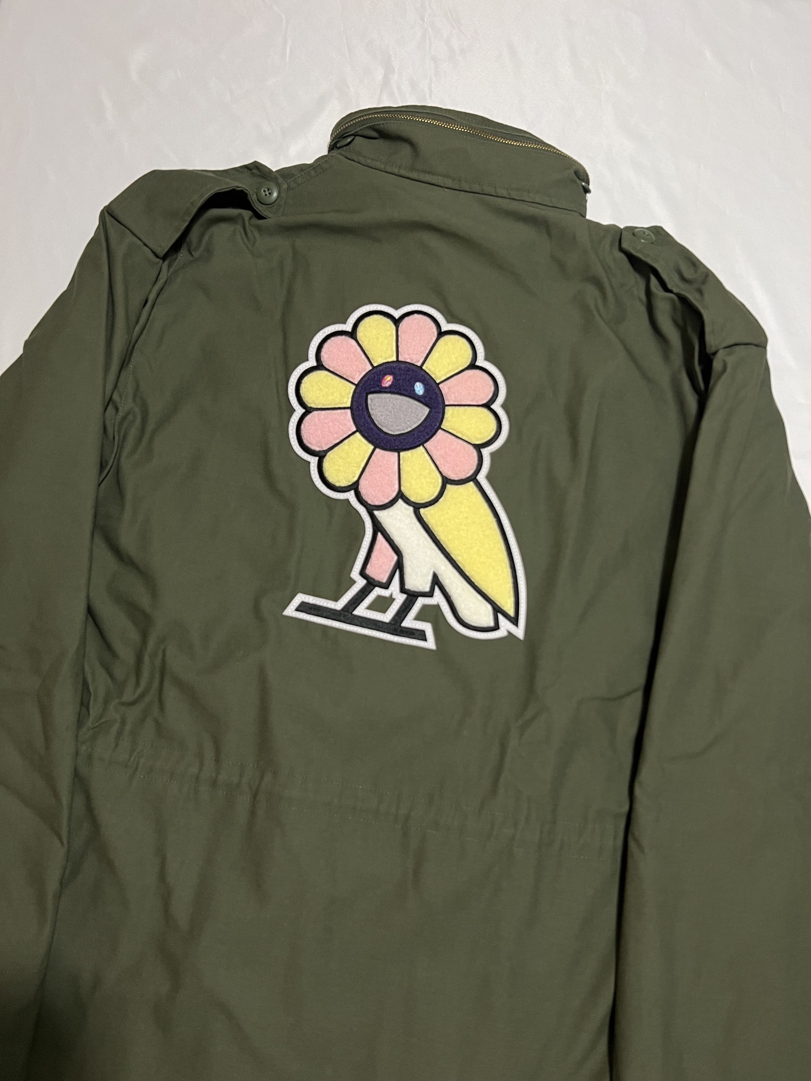 Drake Takashi Murakami x OVO M65 Coach Jacket Military Green Size US XL / EU 56 / 4 - 3 Thumbnail