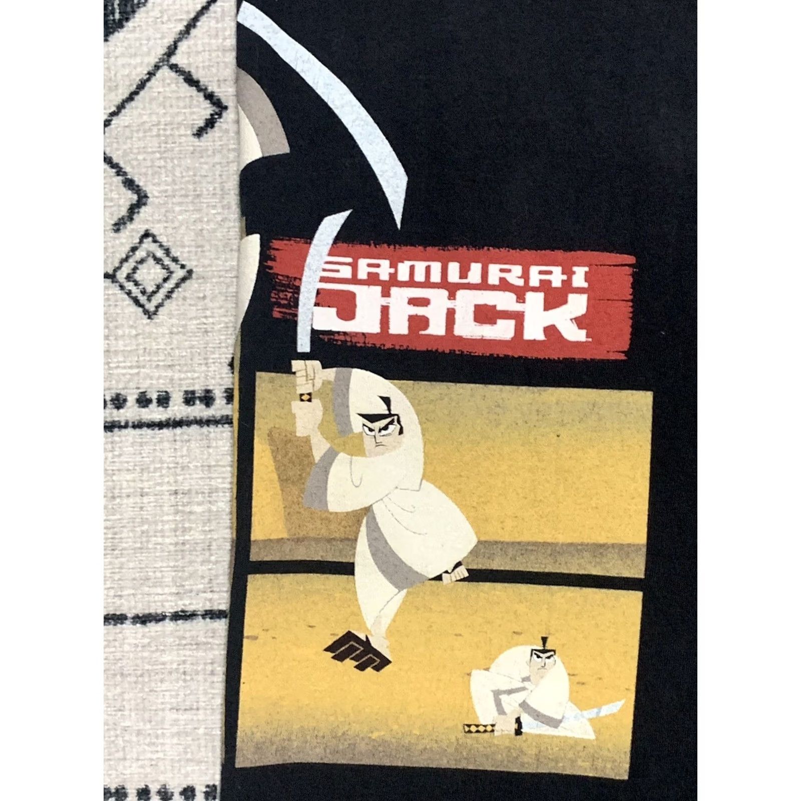 Vintage VINTAGE Samurai Jack Shirt Cartoon Network 2001 Dexter’s Laboratory Unisex Adults L Black Cotton Crew Neck Short Sleeve Size US L / EU 52-54 / 3 - 5 Thumbnail