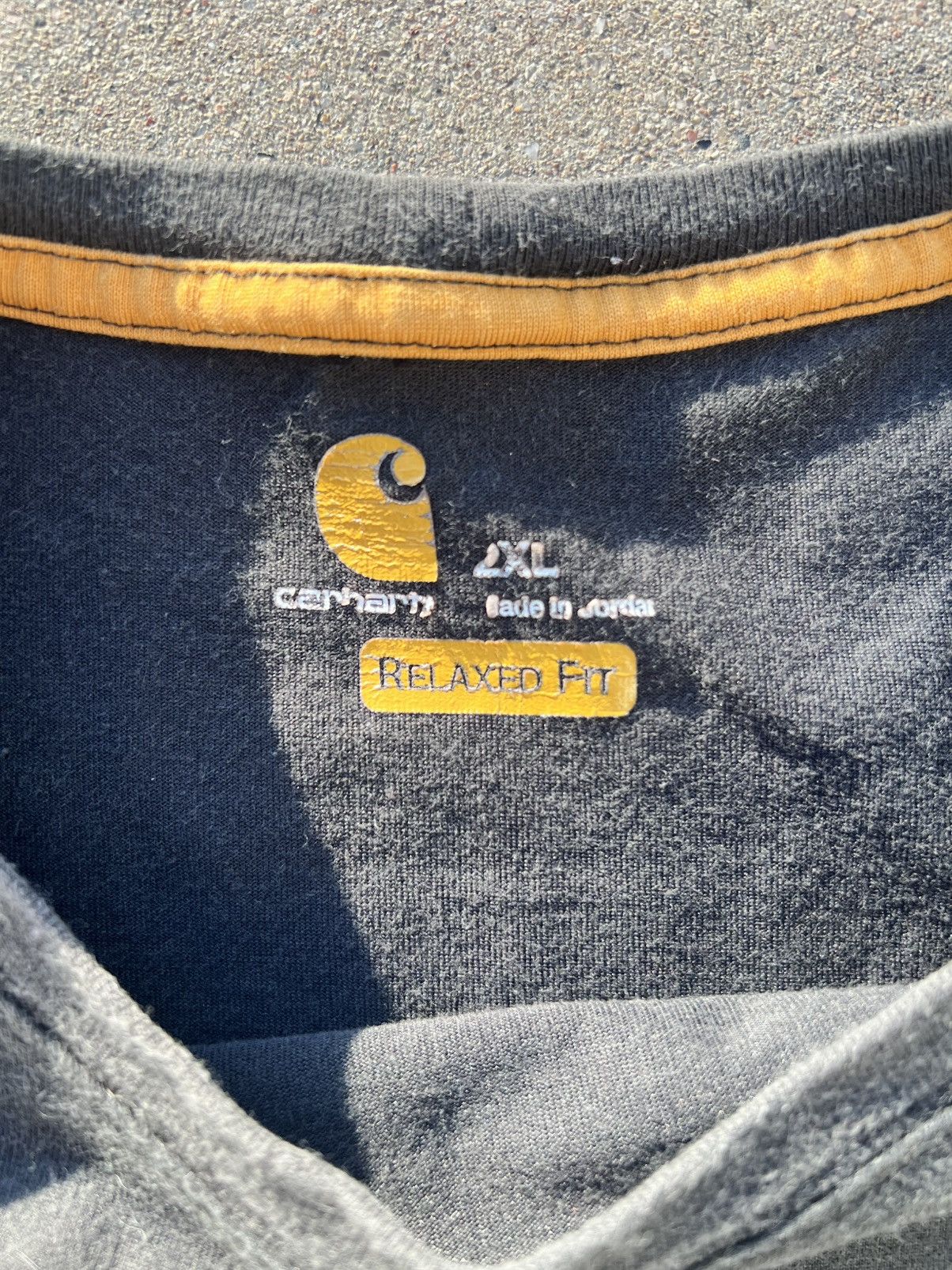 Carhartt × Vintage Vintage black Carhartt t shirt Size US XXL / EU 58 / 5 - 3 Thumbnail