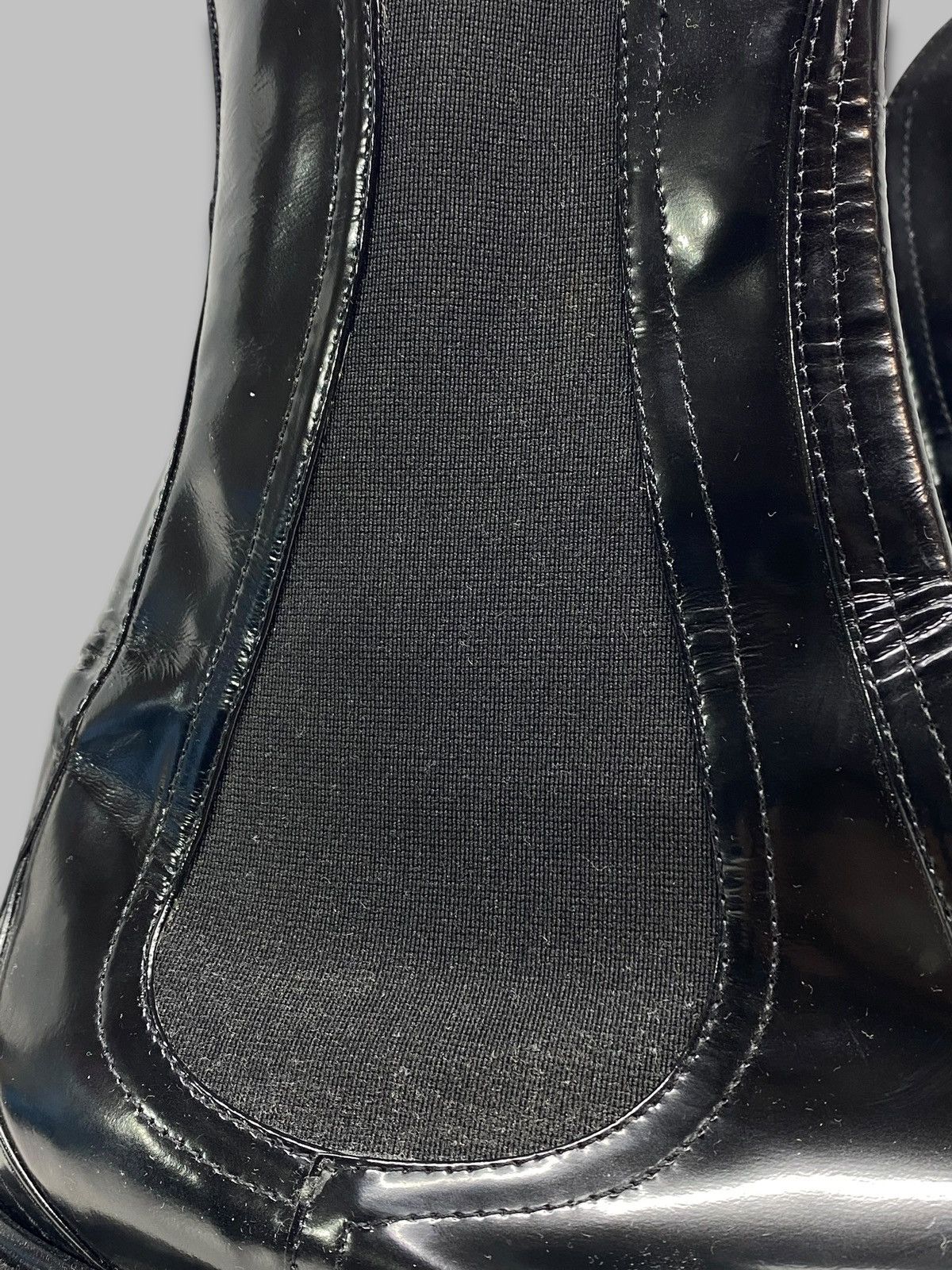Simone Rocha Simone Rocha Patent Leather Black Boots Avant Garde Size US 12.5 / EU 45-46 - 5 Thumbnail