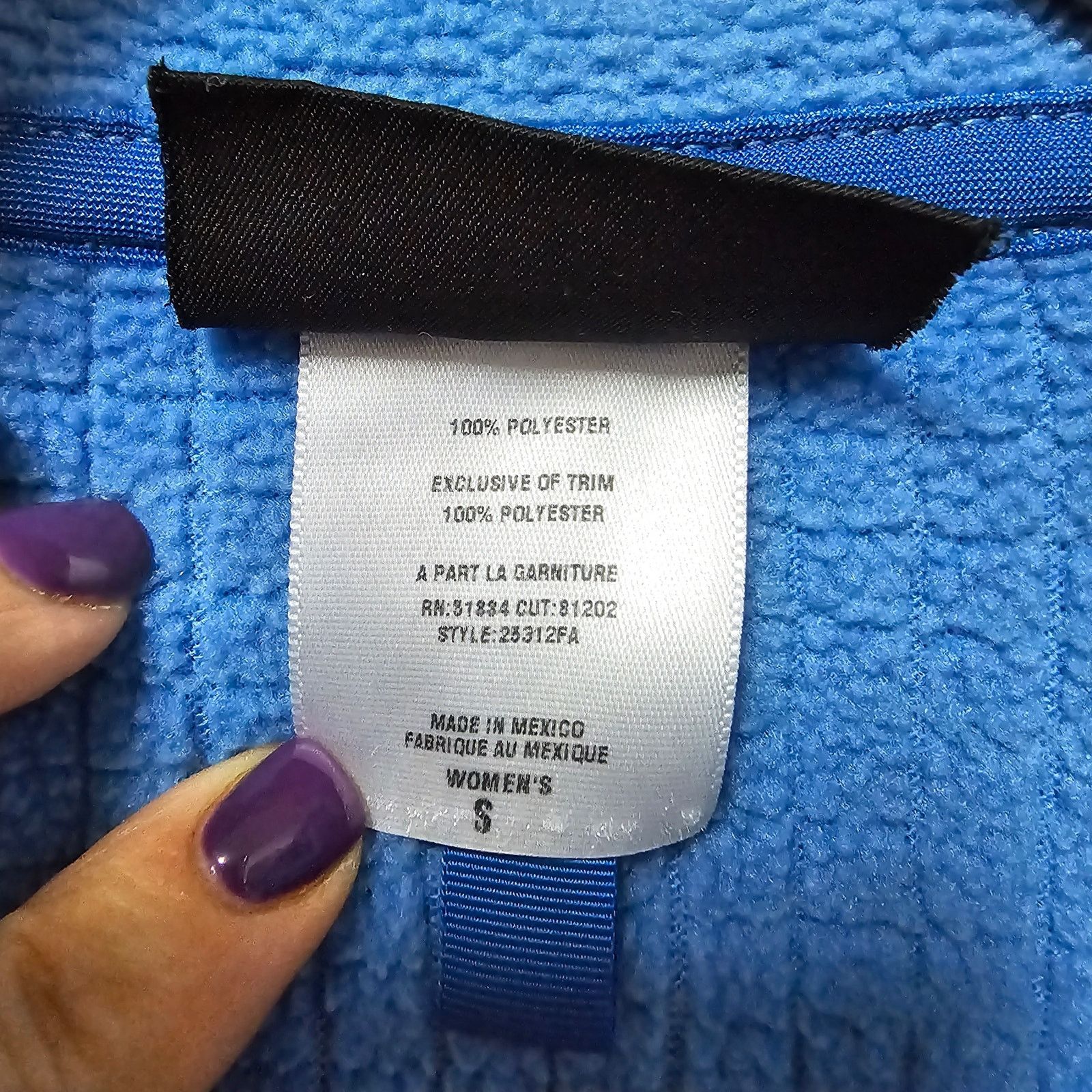 Patagonia Women's Vintage Patagonia Regulator Blue Fleece Jacket Small Size S / US 4 / IT 40 - 4 Thumbnail