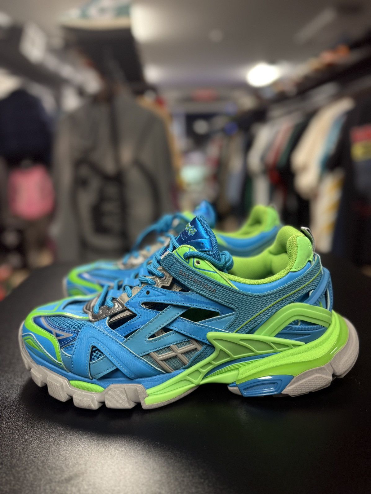 Balenciaga Balenciaga Track 2 Blue Green Size 44EU/11US/10UK Size US 11 / EU 44 - 1 Thumbnail