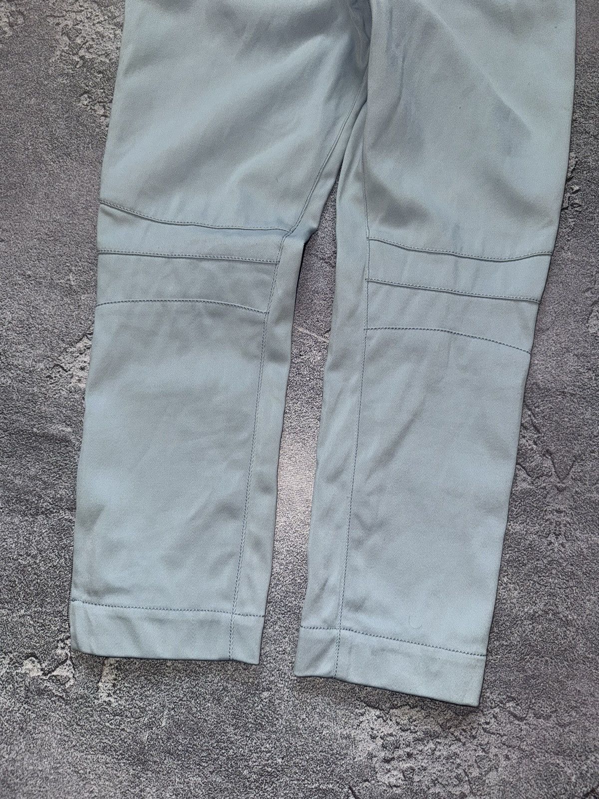 Prada × Vintage Prada 42 blue zip vintage sweat pant trouser chino zip jean Size 28" / US 6 / IT 42 - 19 Thumbnail