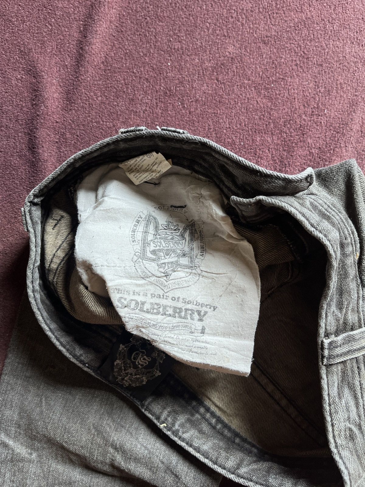 Other SOLBERRY PANTS Distressed punk grunge y2k Size US 29 - 11 Thumbnail