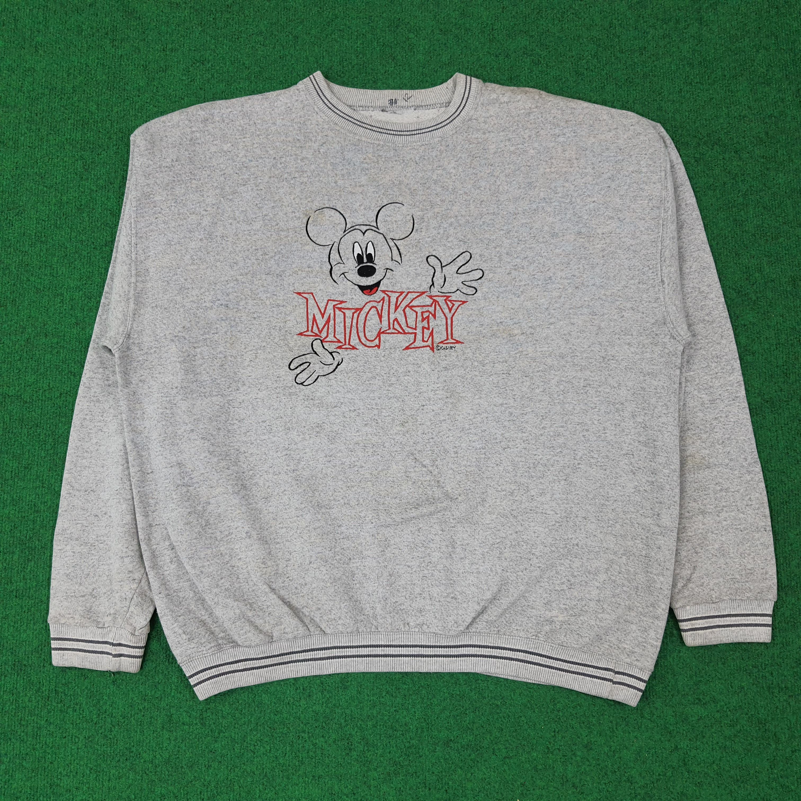 Disney × Mickey Mouse × Vintage Vintage Disney Mickey Mouse Sweatshirt C236N9 Size US L / EU 52-54 / 3 - 1 Thumbnail