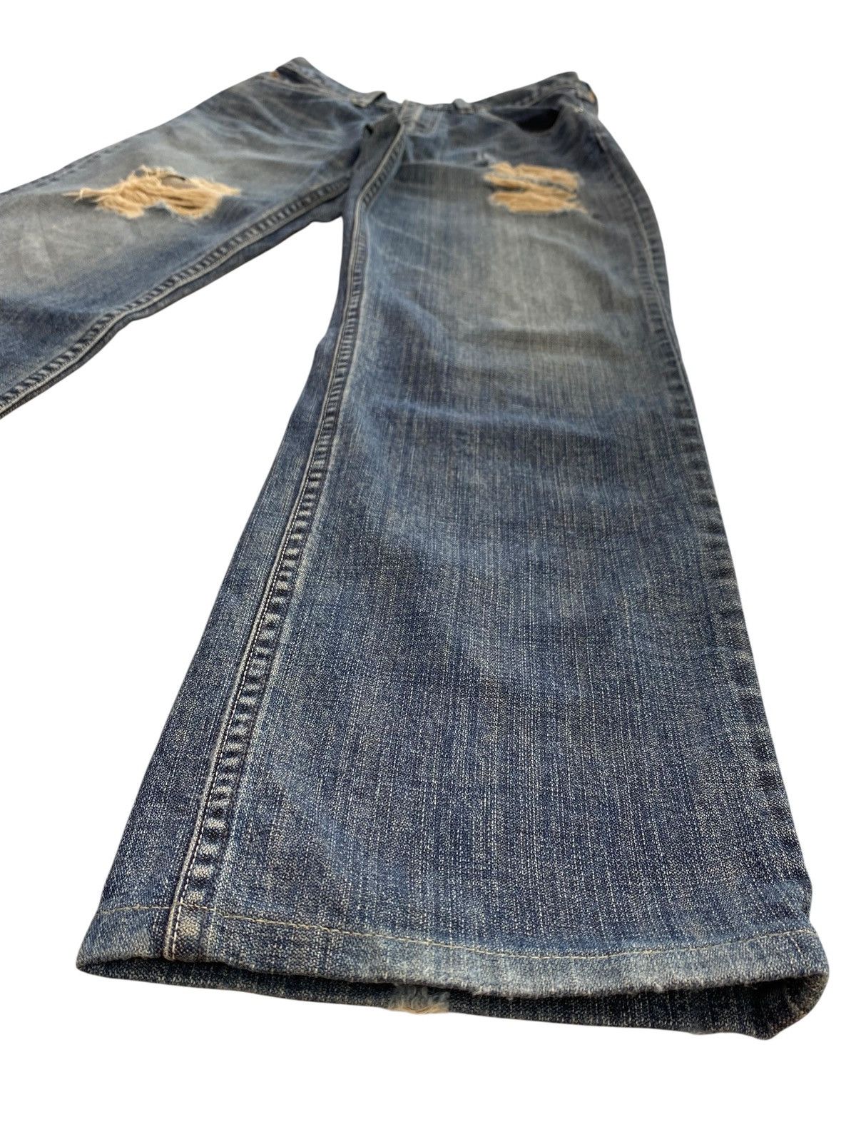 Levi's Levi’s Distressed Faded Wash Style Loose Jeans Size US 28 / EU 44 - 6 Thumbnail