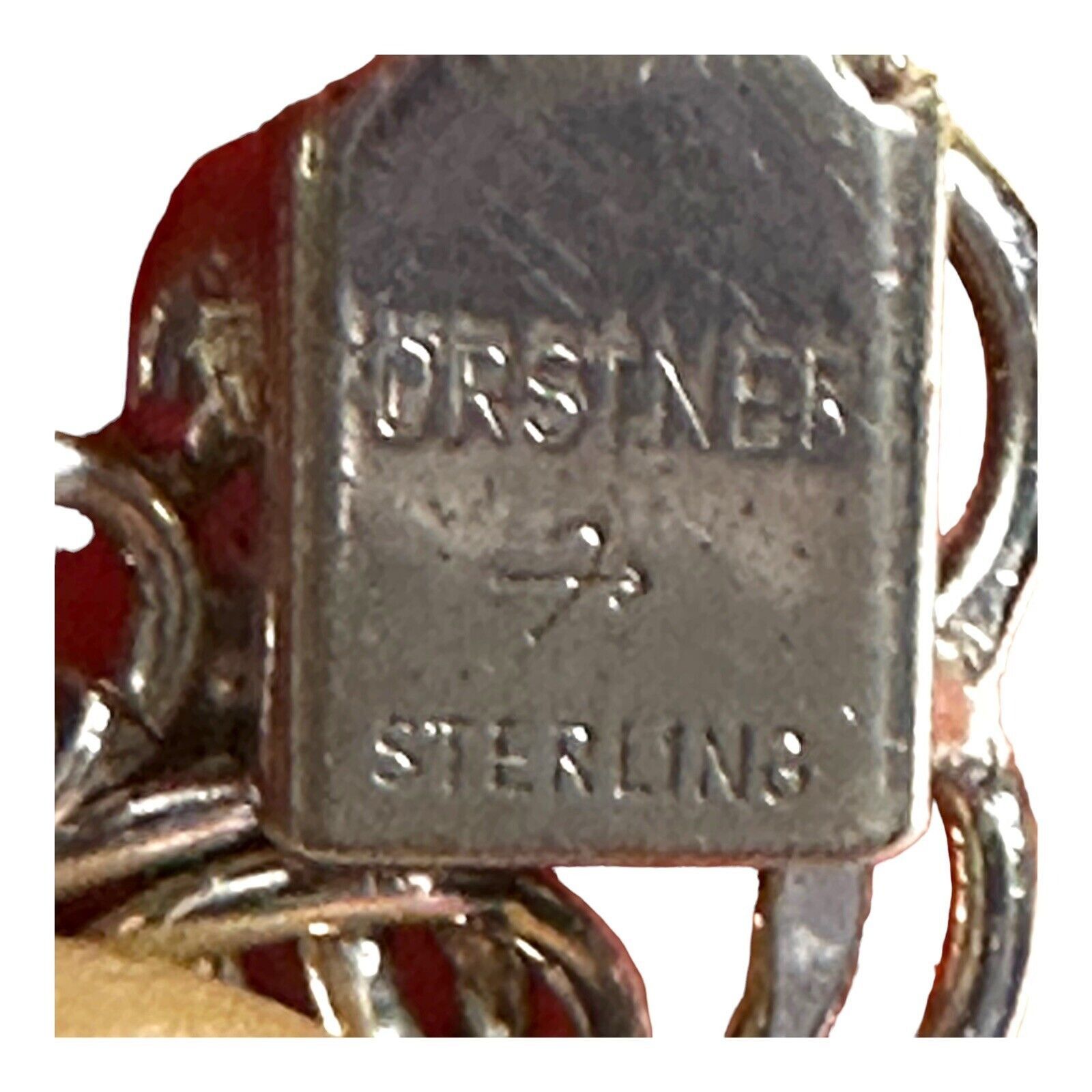 Vintage Vintage Forstner Charm Bracelet With Heart & Cross Charms An Size ONE SIZE - 20 Thumbnail