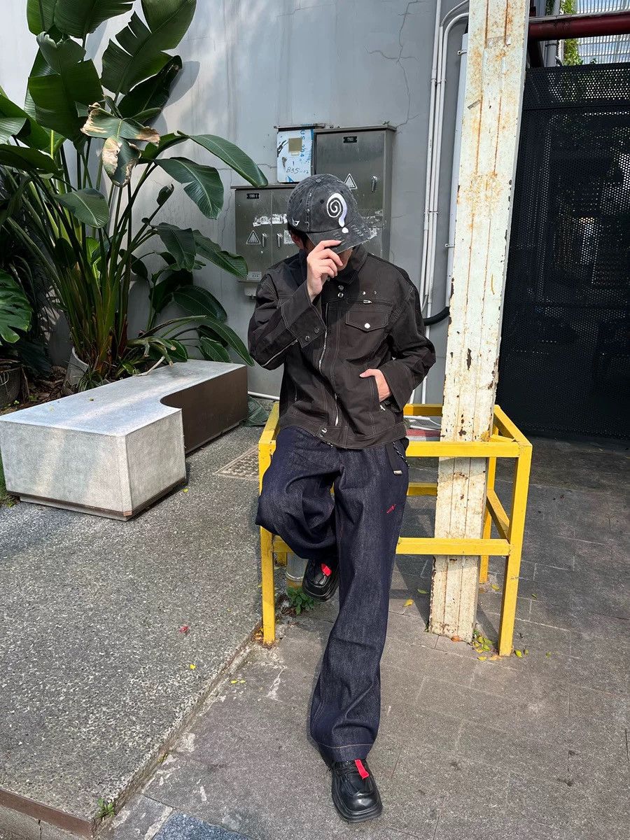 Designer × Japanese Brand 🐲DRAGON EMBROIDERY RAW DENIM Size 30" / US 8 / IT 44 - 5 Thumbnail