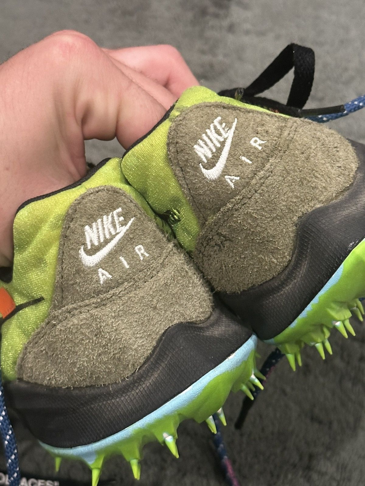 Nike × Off-White OFF-White x Nike Zoom Terra Kiger 5 Green Size US 10 / EU 43 - 5 Thumbnail