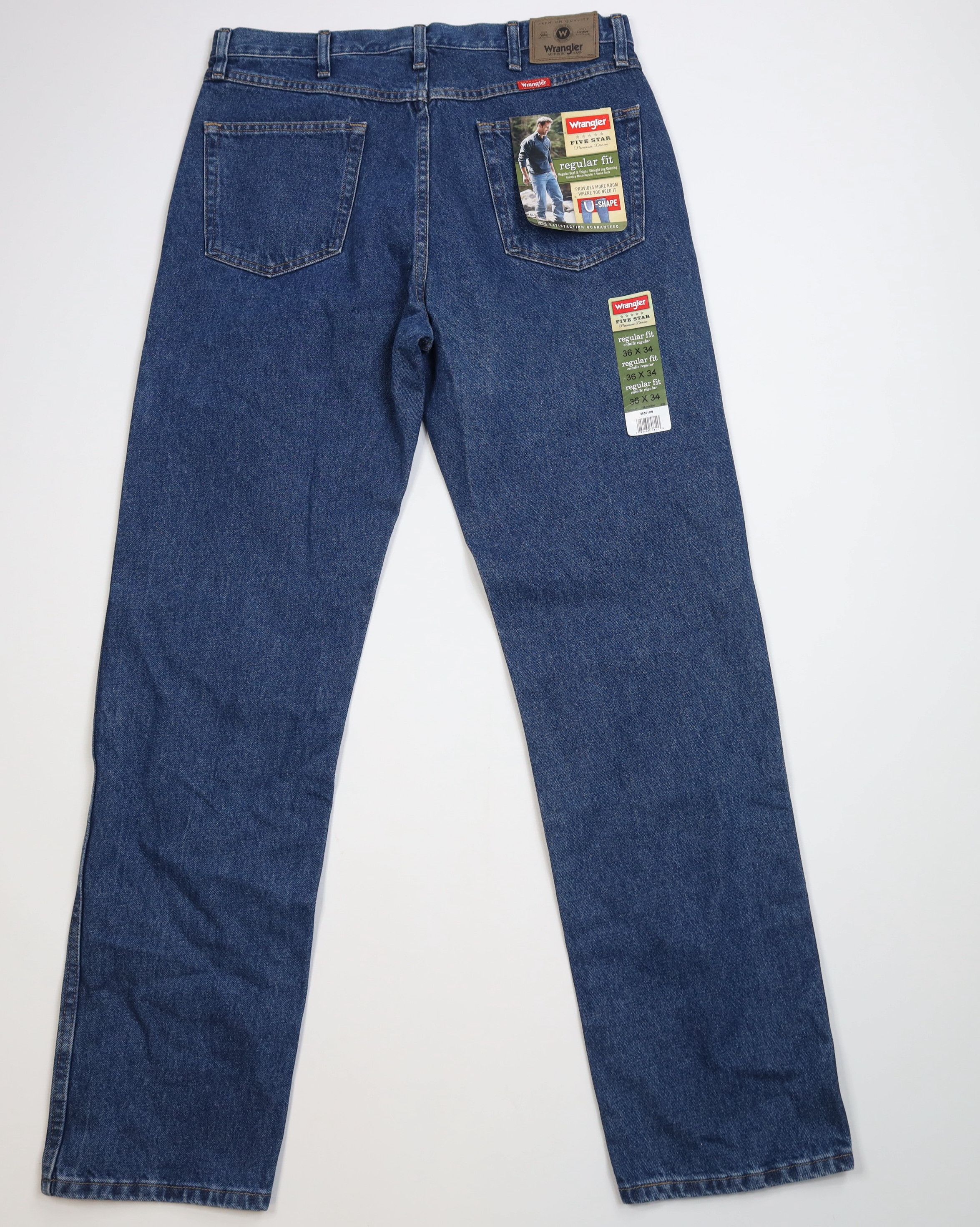 Wrangler Deadstock Vintage Y2K Wrangler Fit Straight Leg Denim Jeans Size US 36 / EU 52 - 8 Thumbnail