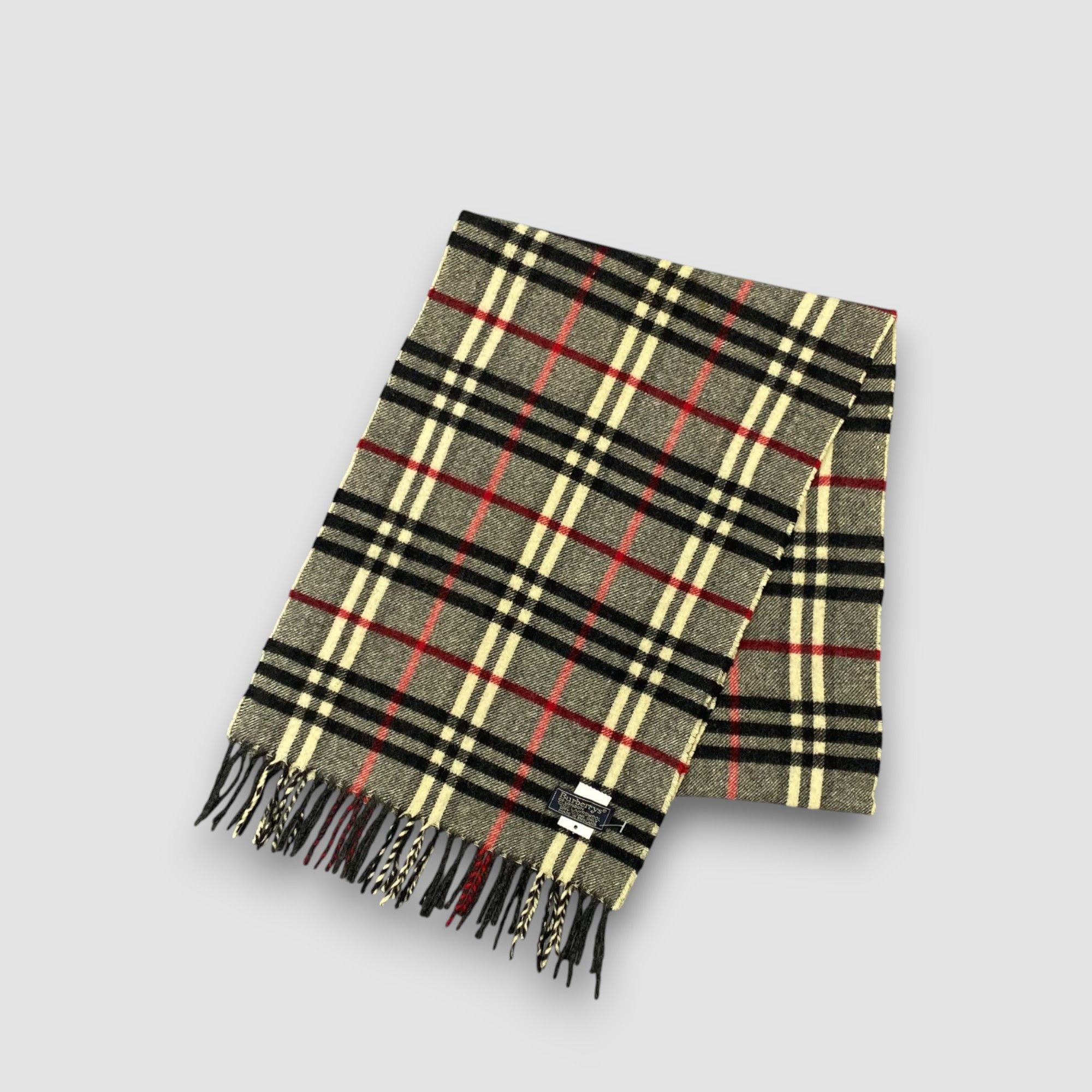 Burberry Vintage Burberry Scarf Muffler Wool Winter Scarves Size ONE SIZE - 3 Thumbnail