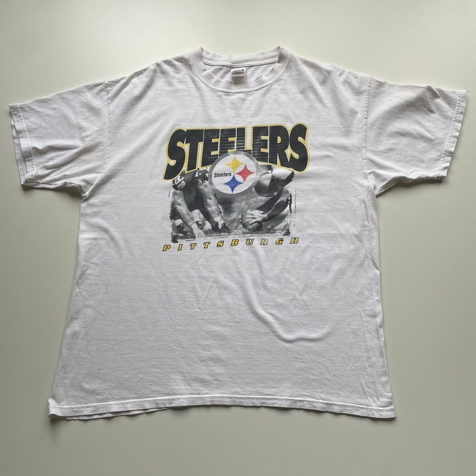 NFL Vintage Pittsburgh Steelers T Shirt XL Y2K NFL Football Art Size US XL / EU 56 / 4 - 1 Thumbnail