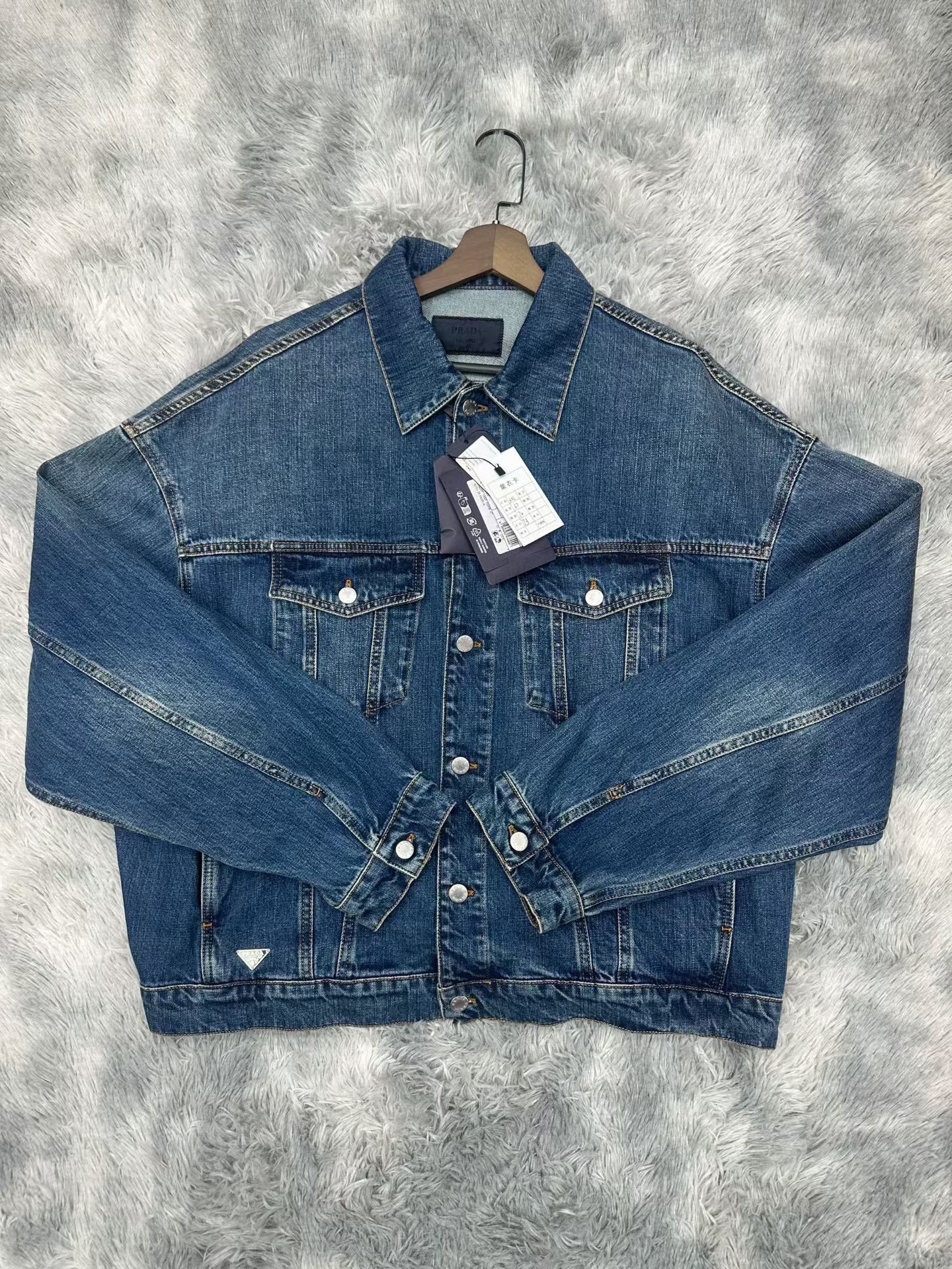 Prada Prada Denim Light Jacket xxs Men Size US XXS / EU 40 - 1 Thumbnail