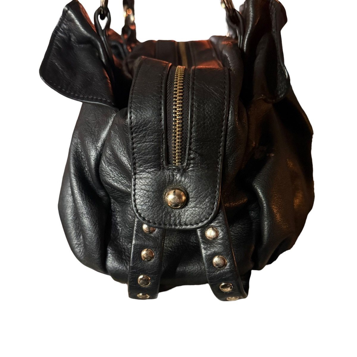 Guess Guess by Marciano black leather studded detail satchel bag Size ONE SIZE - 3 Thumbnail