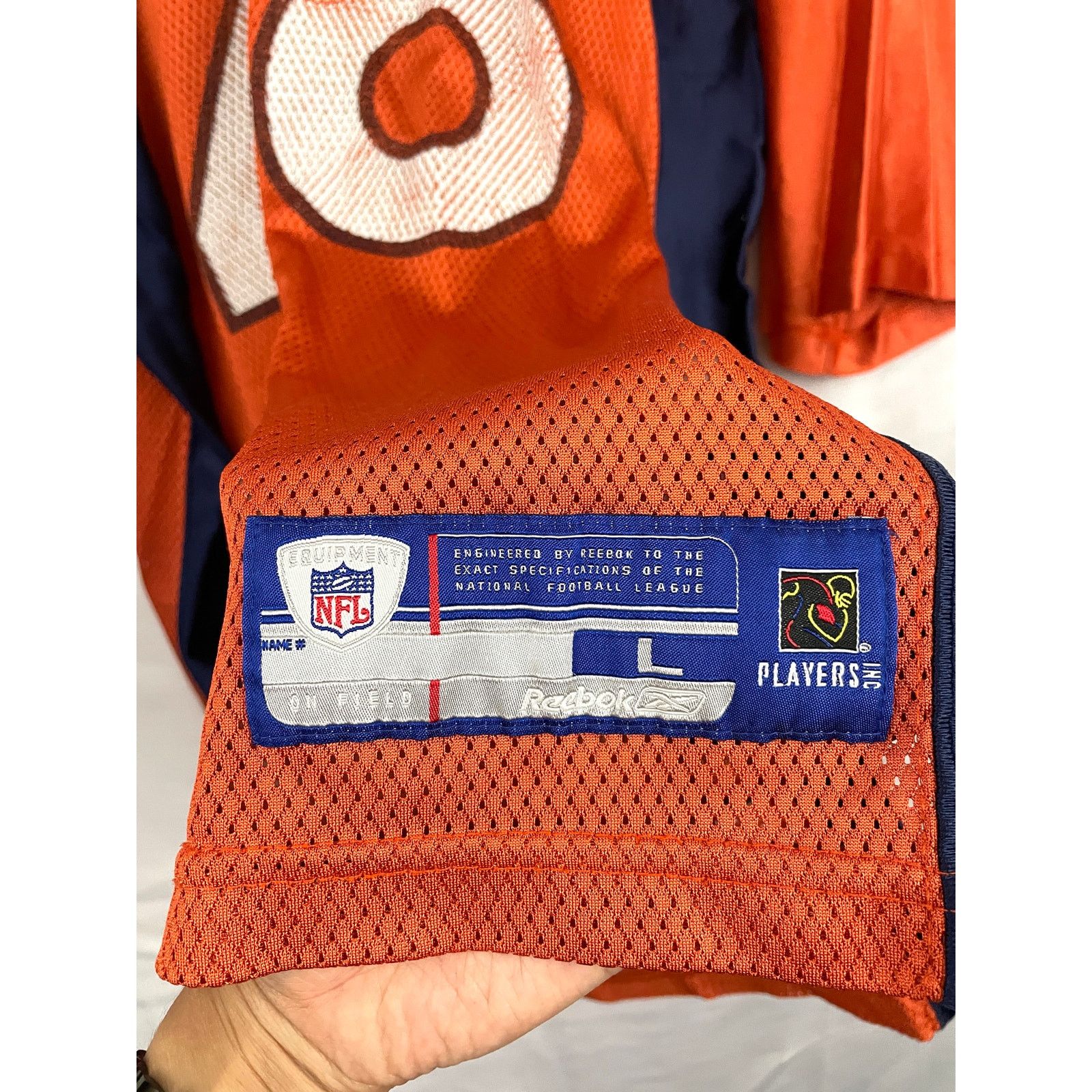 Reebok Denver Broncos NFL Reebok Football Jersey #26 LARGE Bell Size US L / EU 52-54 / 3 - 7 Thumbnail