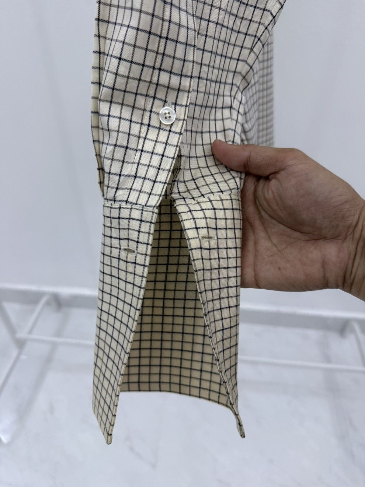 Ralph Lauren Purple Label Ralph Lauren Purple Label Checkered Button Ups Size S / US 4 / IT 40 - 3 Thumbnail
