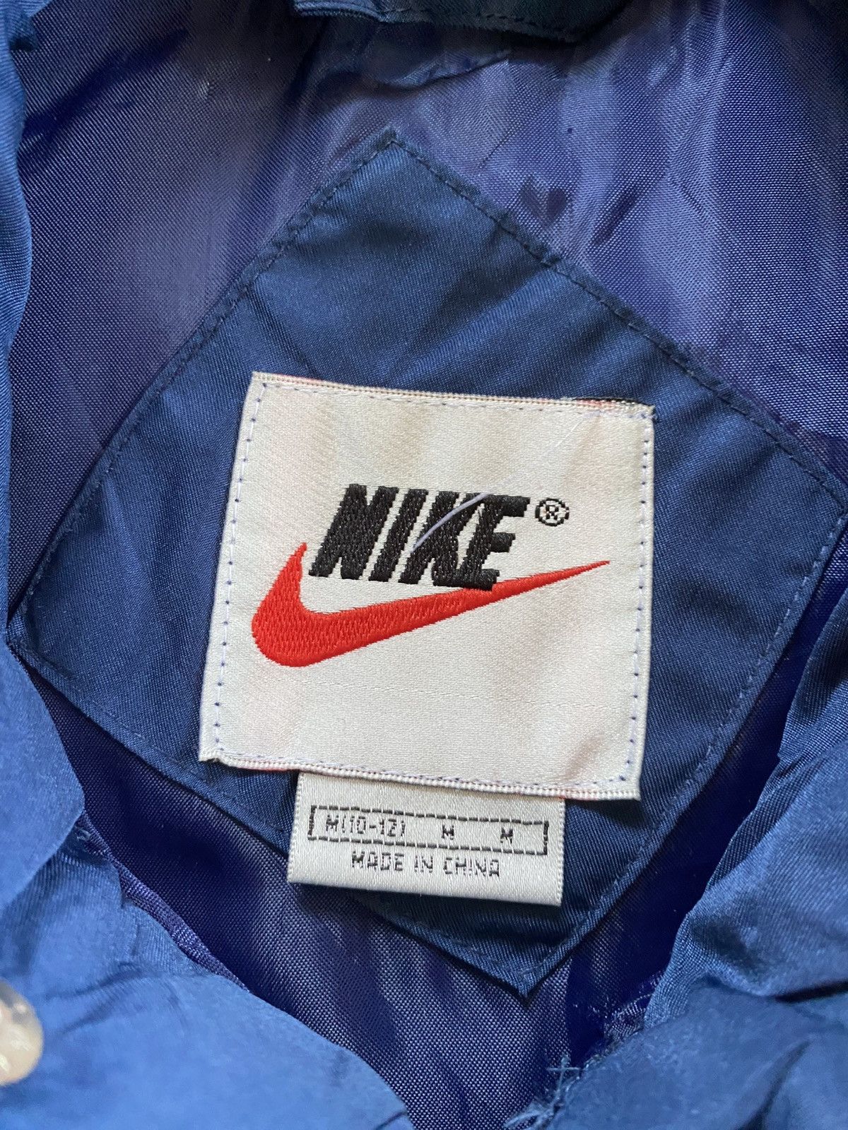 Nike × Vintage Vintage 00’s Nike Puffer Vest Utilities Blue Size US M / EU 48-50 / 2 - 6 Thumbnail