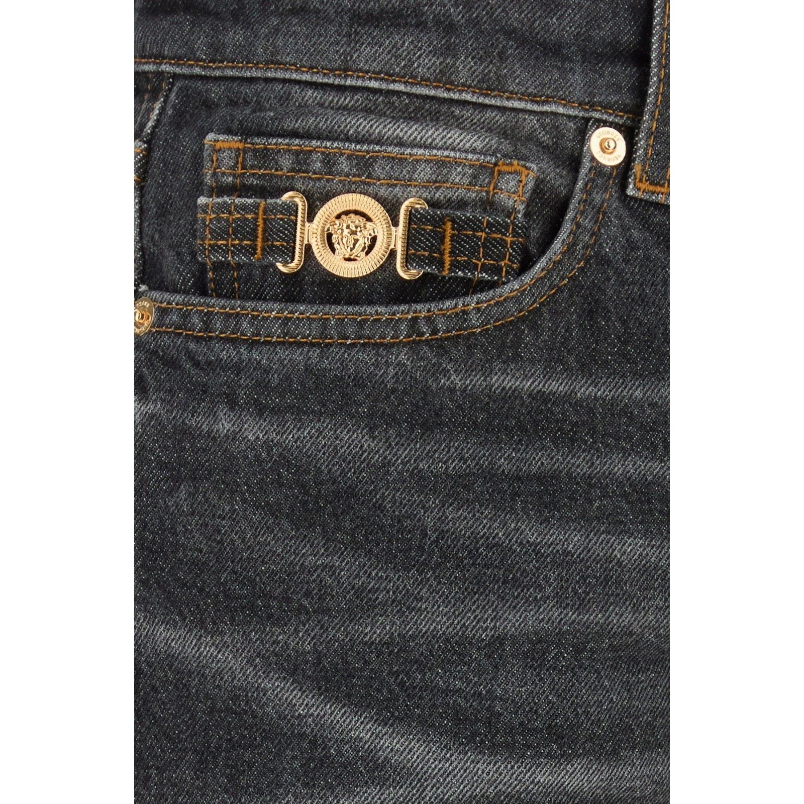 Versace VERSACE Black Denim Jeans New & Authentic (Men's size:32;) Size US 32 / EU 48 - 3 Thumbnail