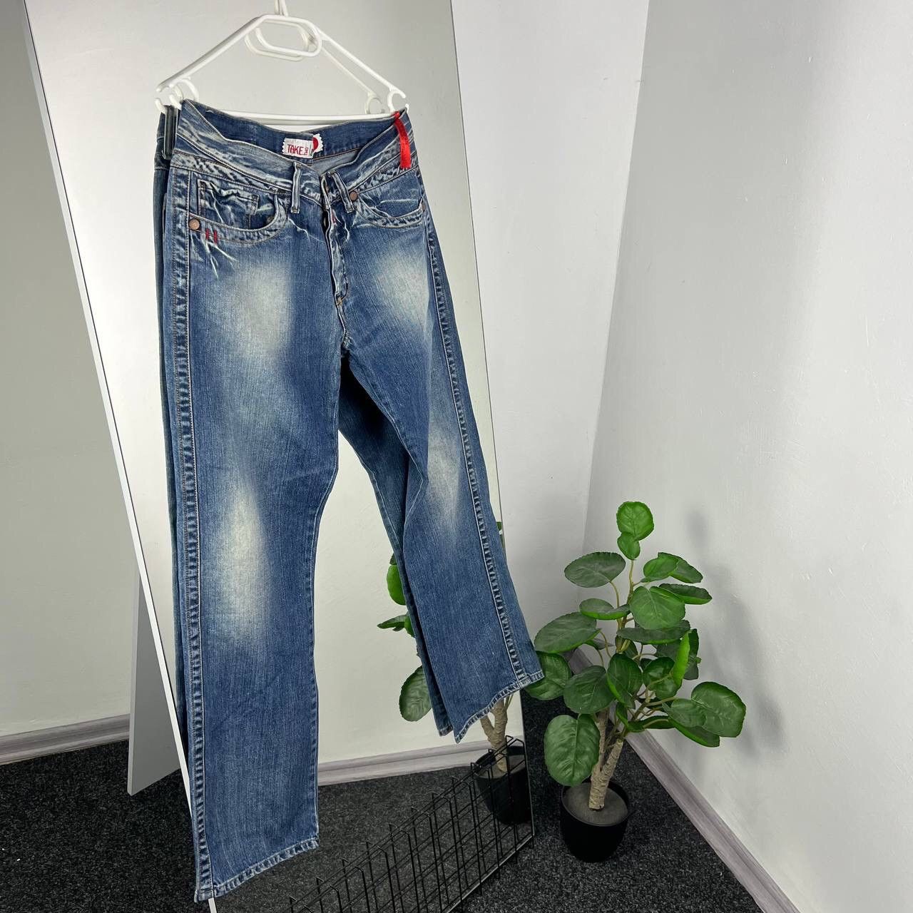 Vintage Italian Design Denim Pants Take Two Baggy Fit Y2k Style Size US 34 / EU 50 - 5 Thumbnail