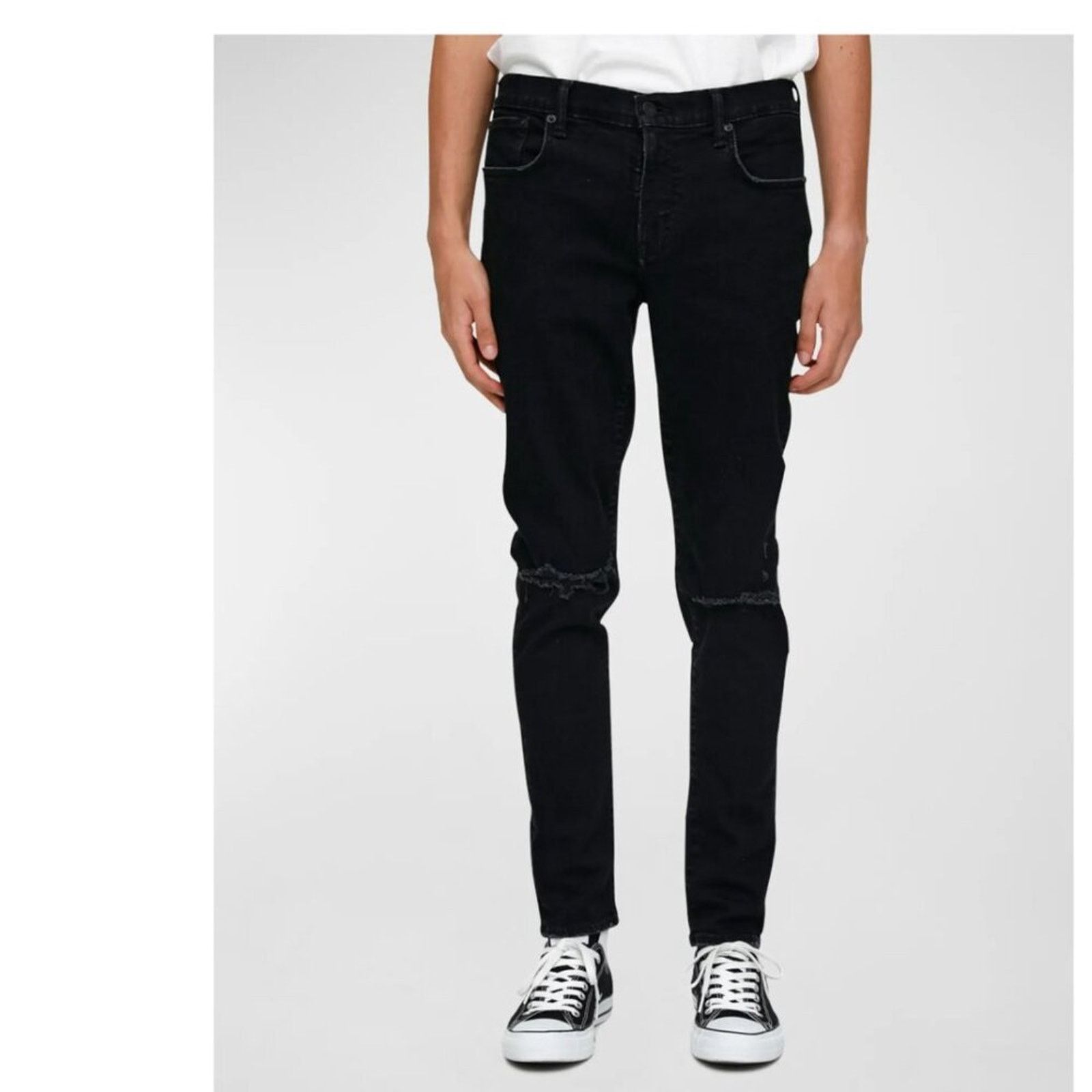MOUSSY NWOT Moussy Vintage Stanton Skinny in Black Size US 32 / EU 48 - 1 Thumbnail