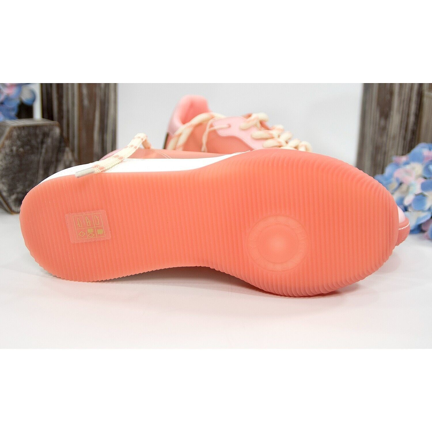 Stella McCartney Stella McCarney Rose Loop Oversize Vegan Leather Sneaker Size US 8 / IT 38 - 4 Thumbnail