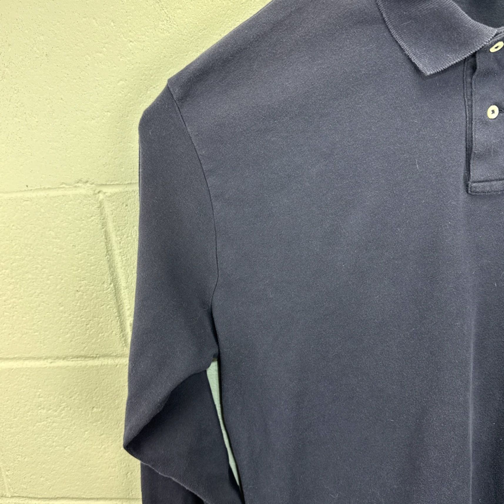 Polo Ralph Lauren Polo Ralph Lauren Polo Shirt Mens 2XL Navy Blue Logo Embroidered Classic Preppy Long Sleeve Size US XXL / EU 58 / 5 - 4 Thumbnail