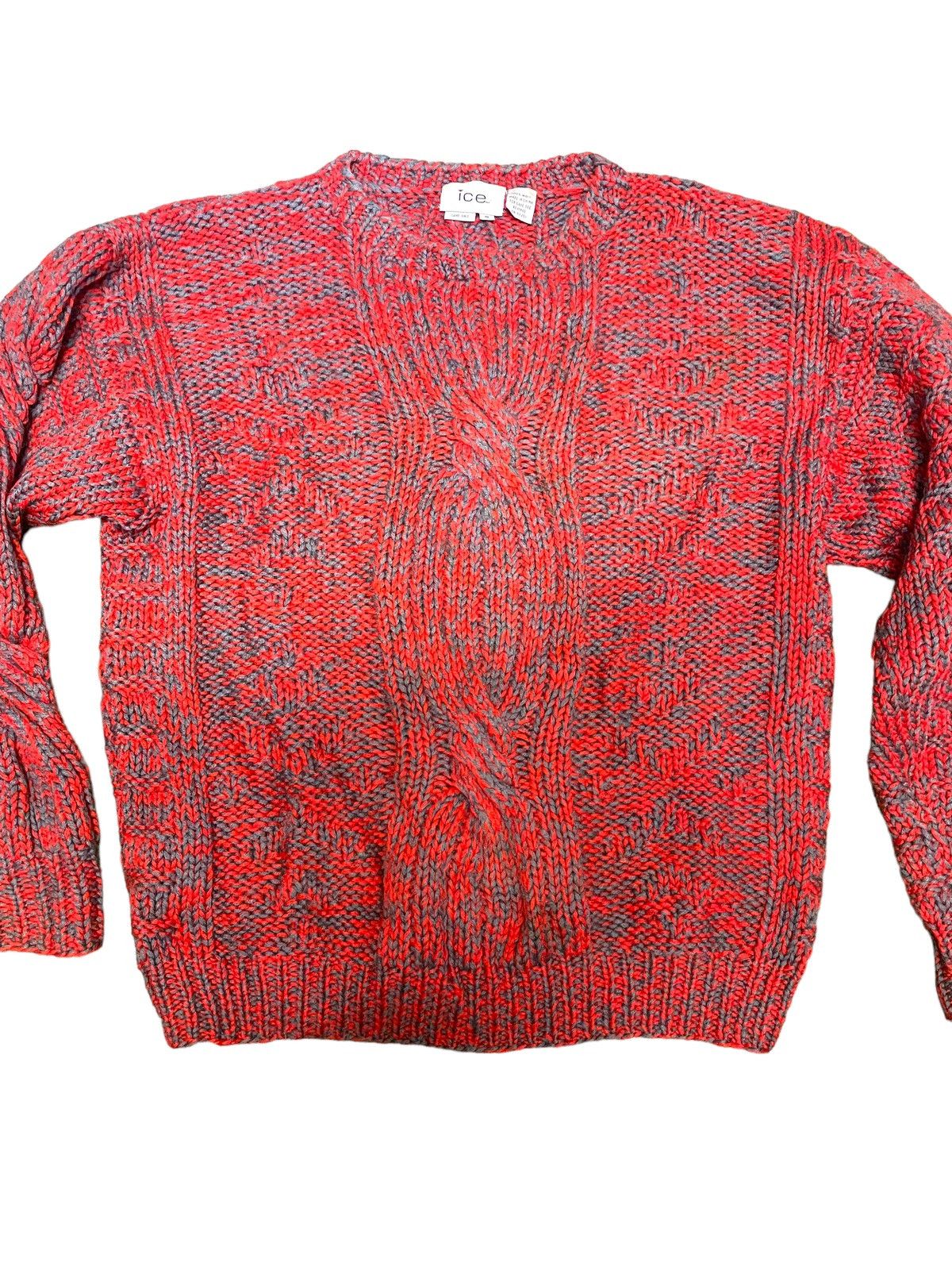 Vintage Vintage 100% Wool Hand Knit Sweater Size US M / EU 48-50 / 2 - 2 Thumbnail