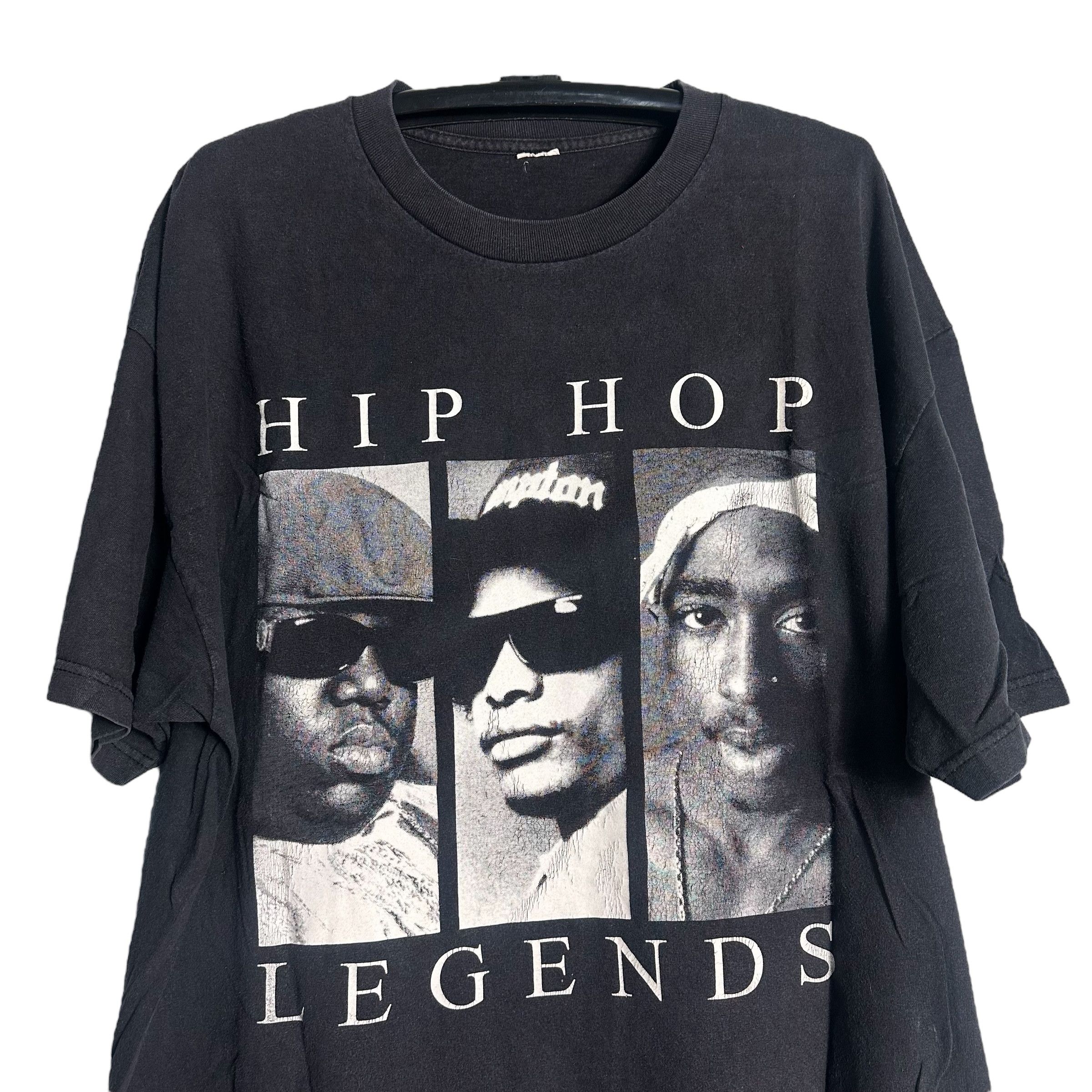 Band Tees 🔥RARE🔥Vintage Hip Hop Legend Big Face T-shirt Size US XL / EU 56 / 4 - 2 Thumbnail