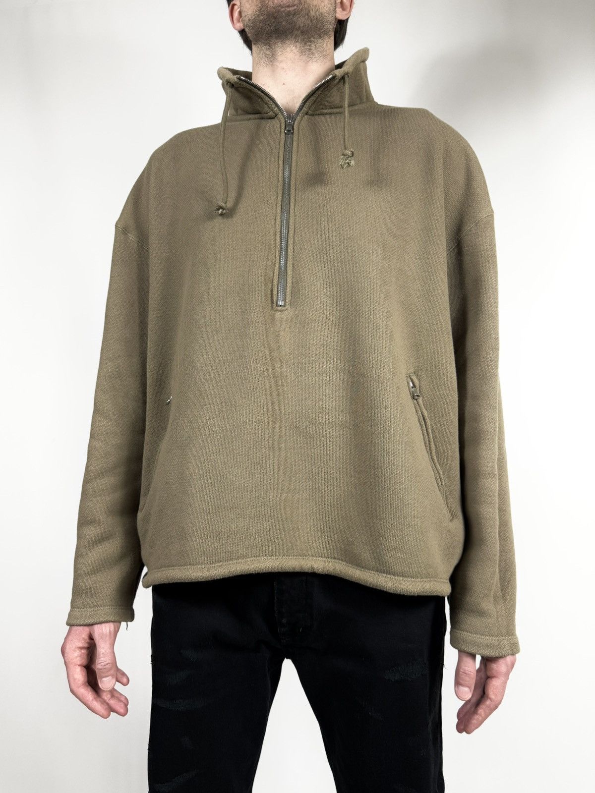 Kith Kith Boxy Fit Oversized Half Zip Sweatshirt Size US XXL / EU 58 / 5 - 3 Thumbnail