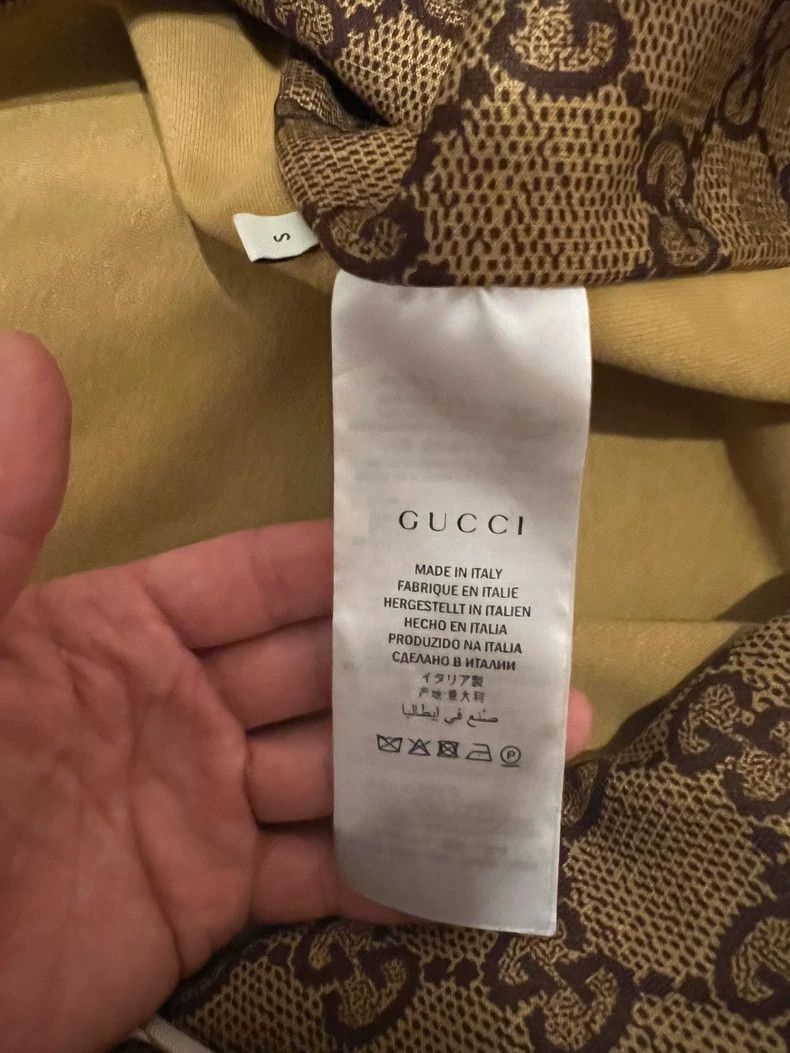 Gucci Gucci Blue, red stripe, brown full-print school uniform jac Size US S / EU 44-46 / 1 - 8 Thumbnail