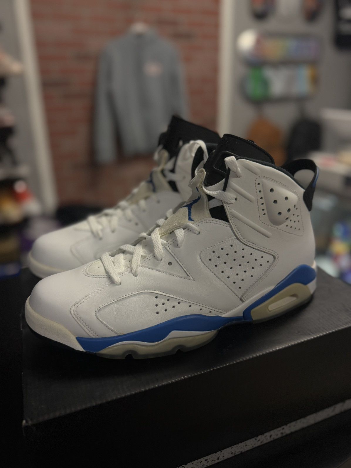 Jordan Brand × Nike Nike Air Jordan 6 Retro Sport Blue 2014 Men's Size 12 Size US 12 / EU 45 - 5 Thumbnail