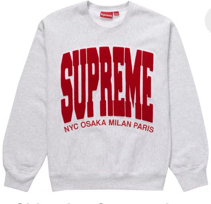 Supreme Supreme Cities Arc Crewneck Size US XL / EU 56 / 4 - 1 Thumbnail
