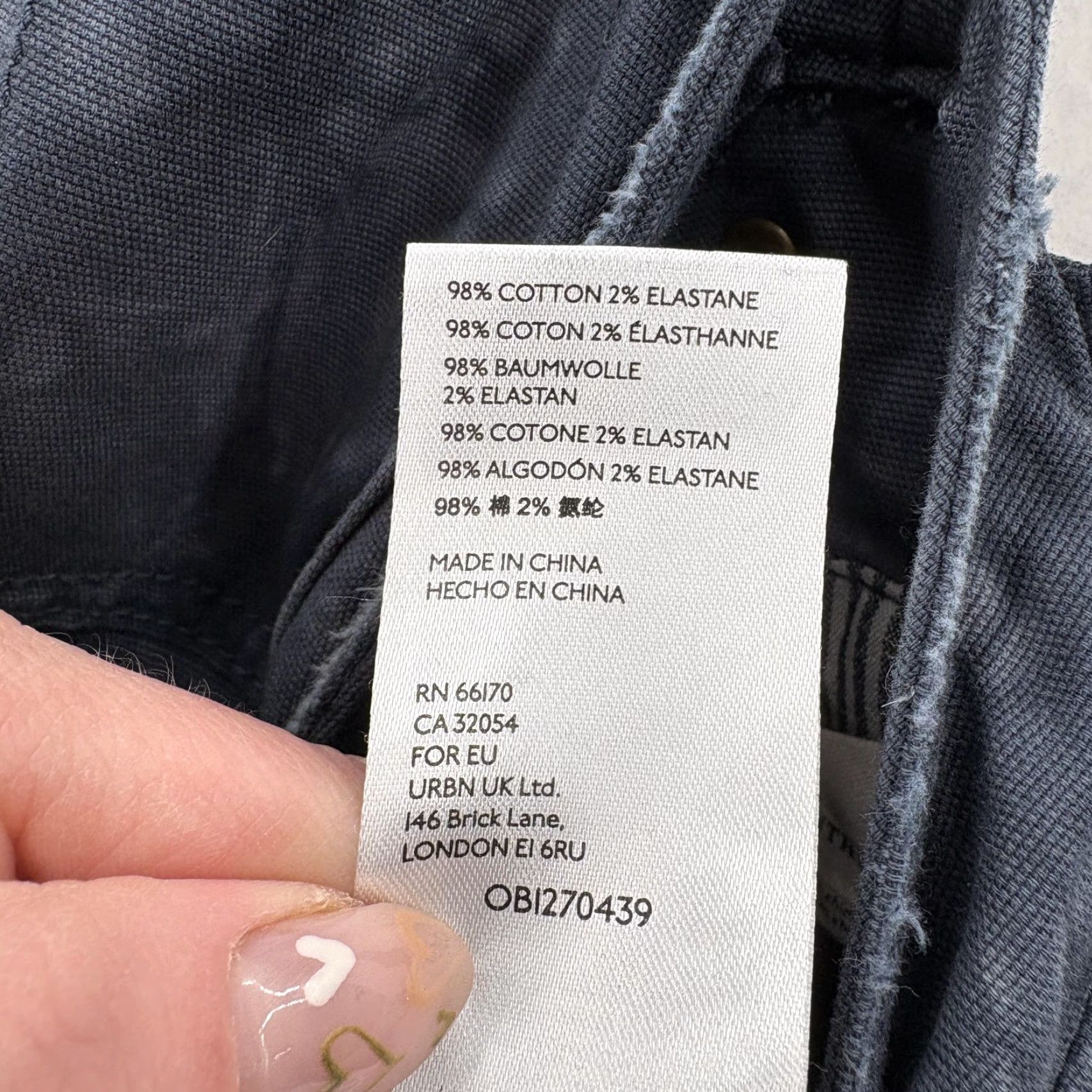 Anthropologie Anthropologie The Wanderer Overalls Womens 25P Petite Gray Tie Dye Twill Boho Size 42" / US 20 - 6 Thumbnail